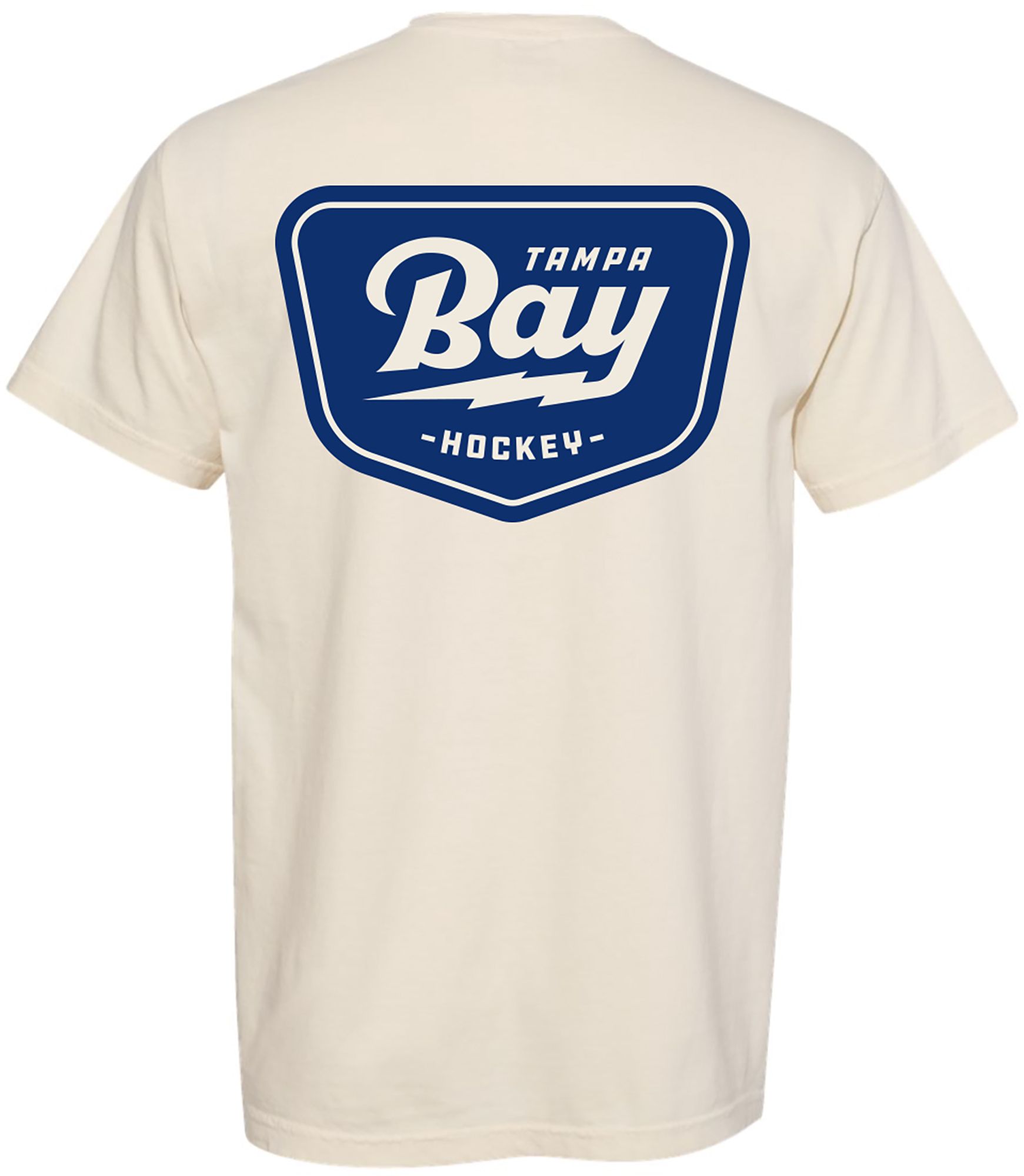 For the Bay Clothing Co. Men's Tampa Bay Cream Badge T-Shirt product image