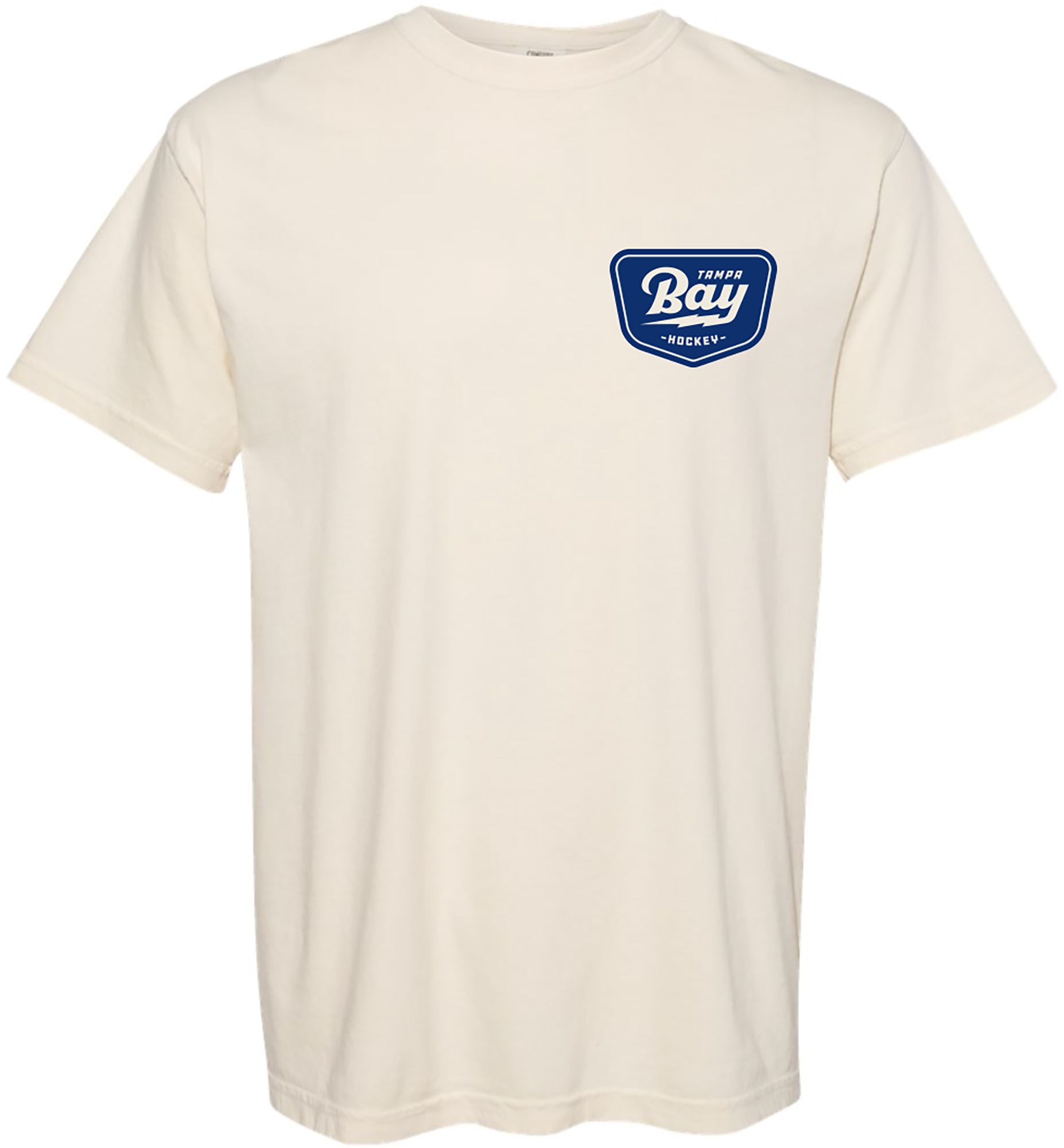For the Bay Clothing Co. Men's Tampa Bay Cream Badge T-Shirt product image