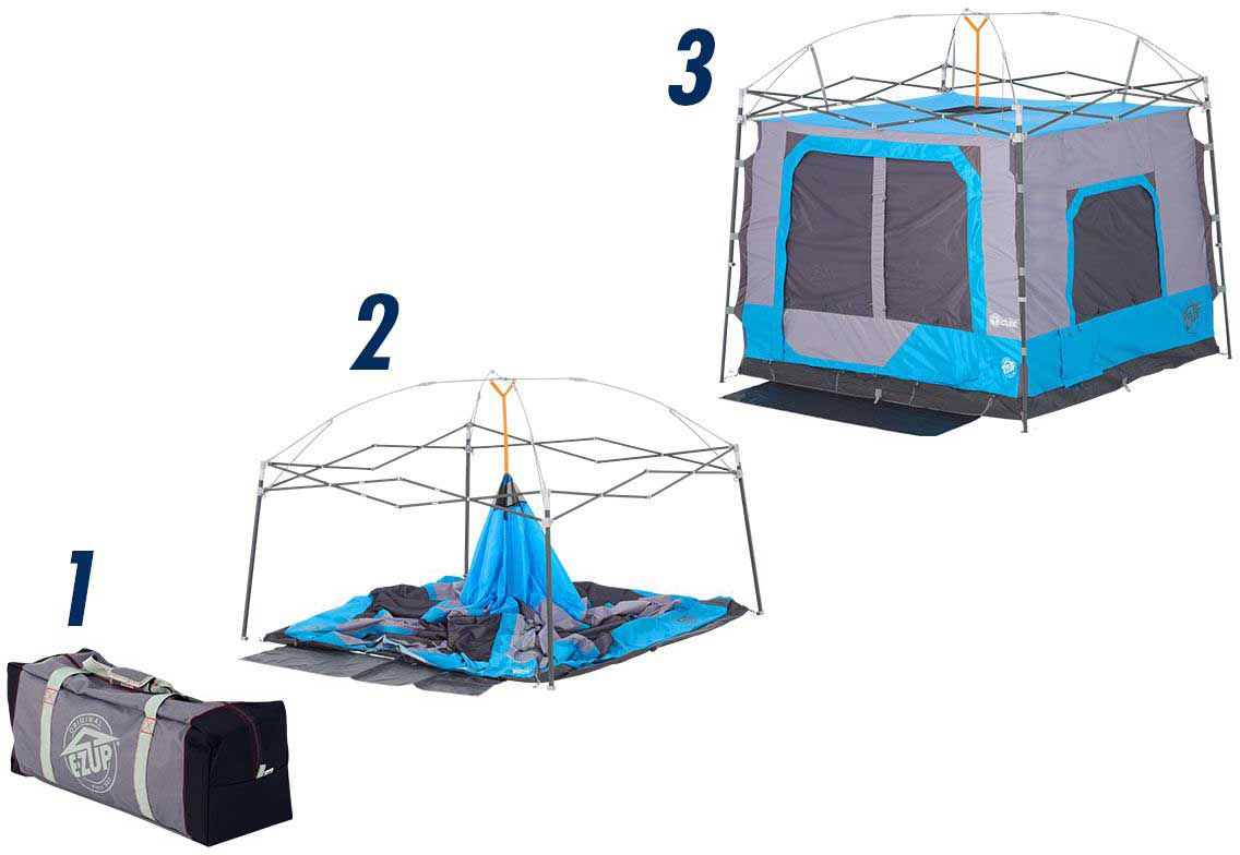 E-Z UP 6 Person Straight Leg Camping Cube product image