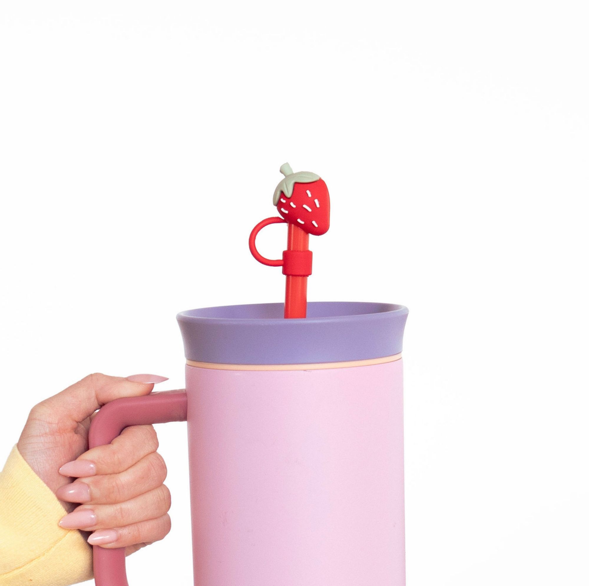 CharCharms Silicone Straw Cover Toppers - 4 Pack product image