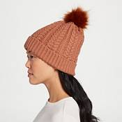 Northeast Outfitters Women's Cozy Cabin Cable Knit Fur Pom Hat product image