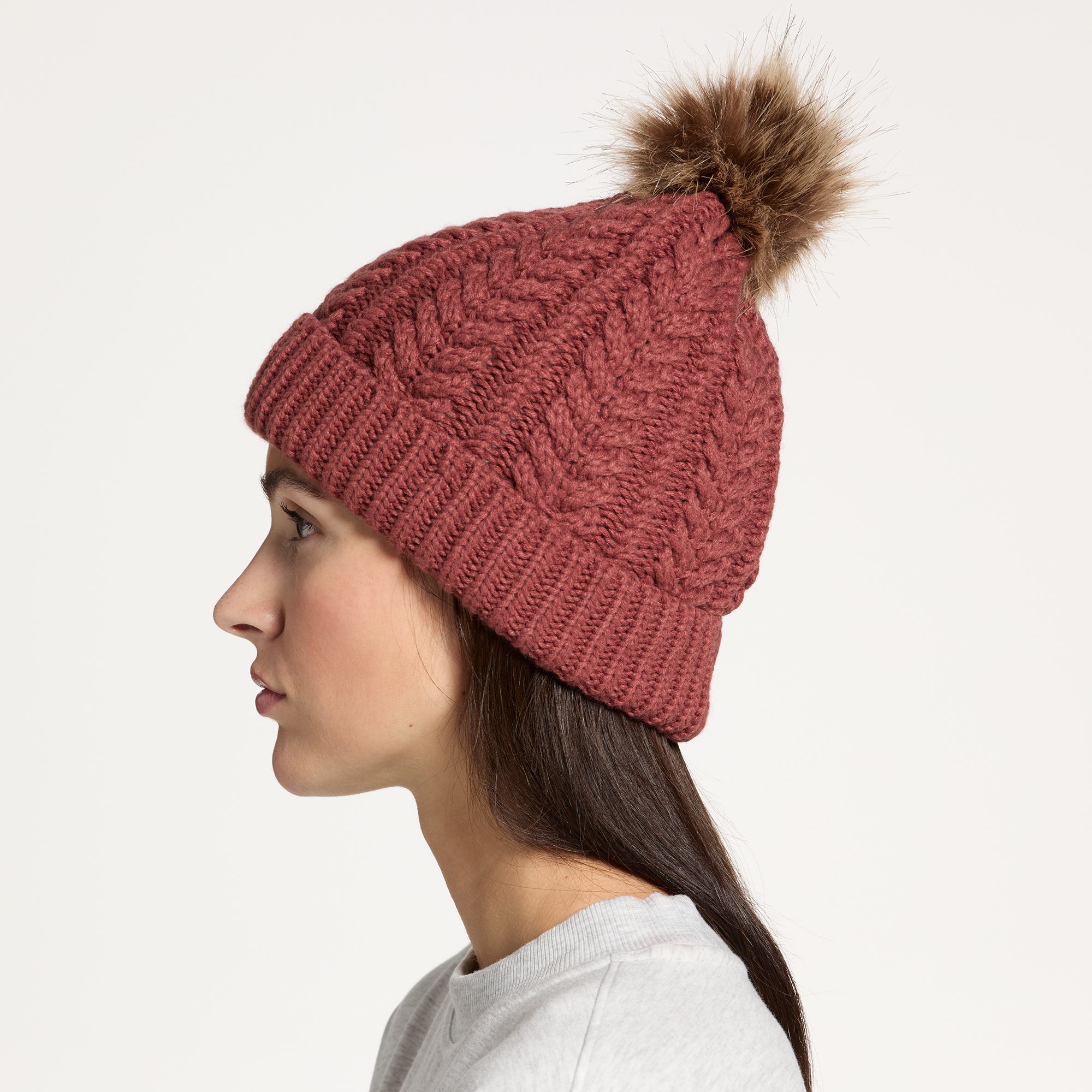 Northeast Outfitters Cozy Cabin Women's Cable Knit Beanie product image
