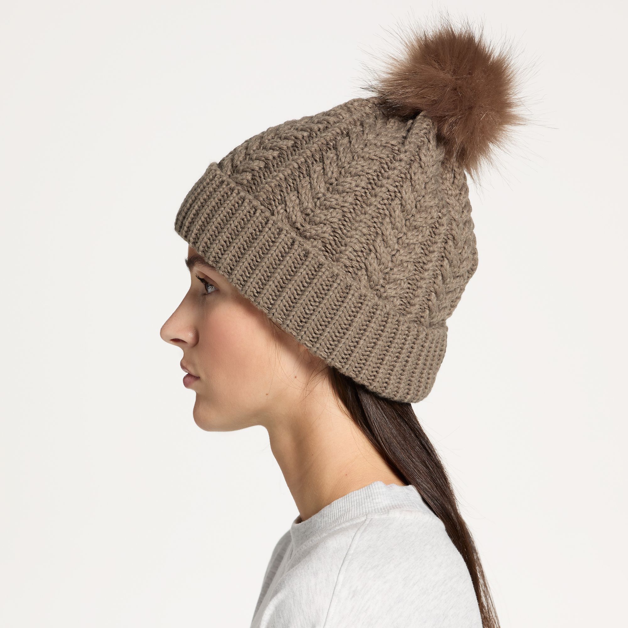 Northeast Outfitters Cozy Cabin Women's Cable Knit Beanie product image