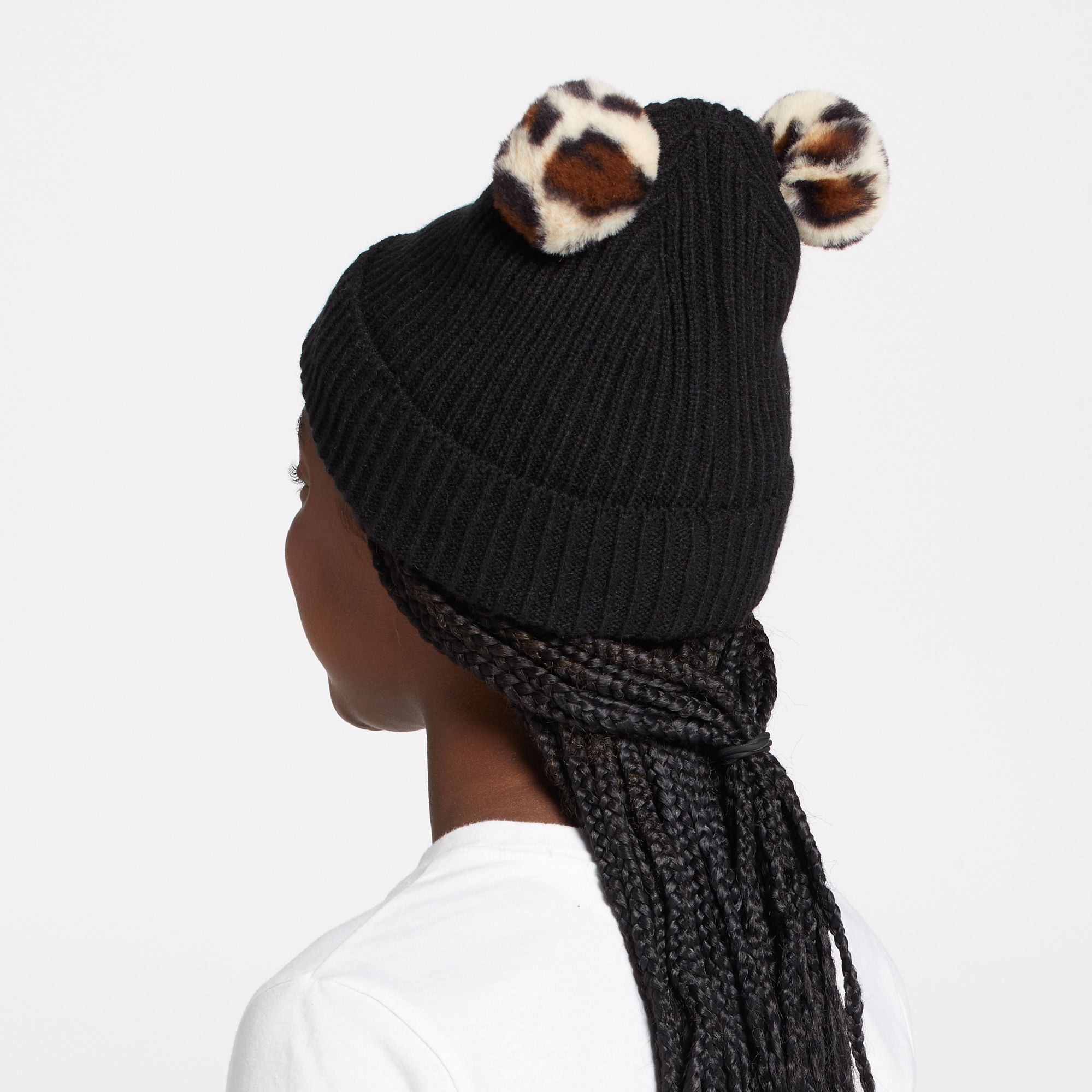 Northeast Outfitters Youth Cozy Cabin Animal Double Pom Hat product image