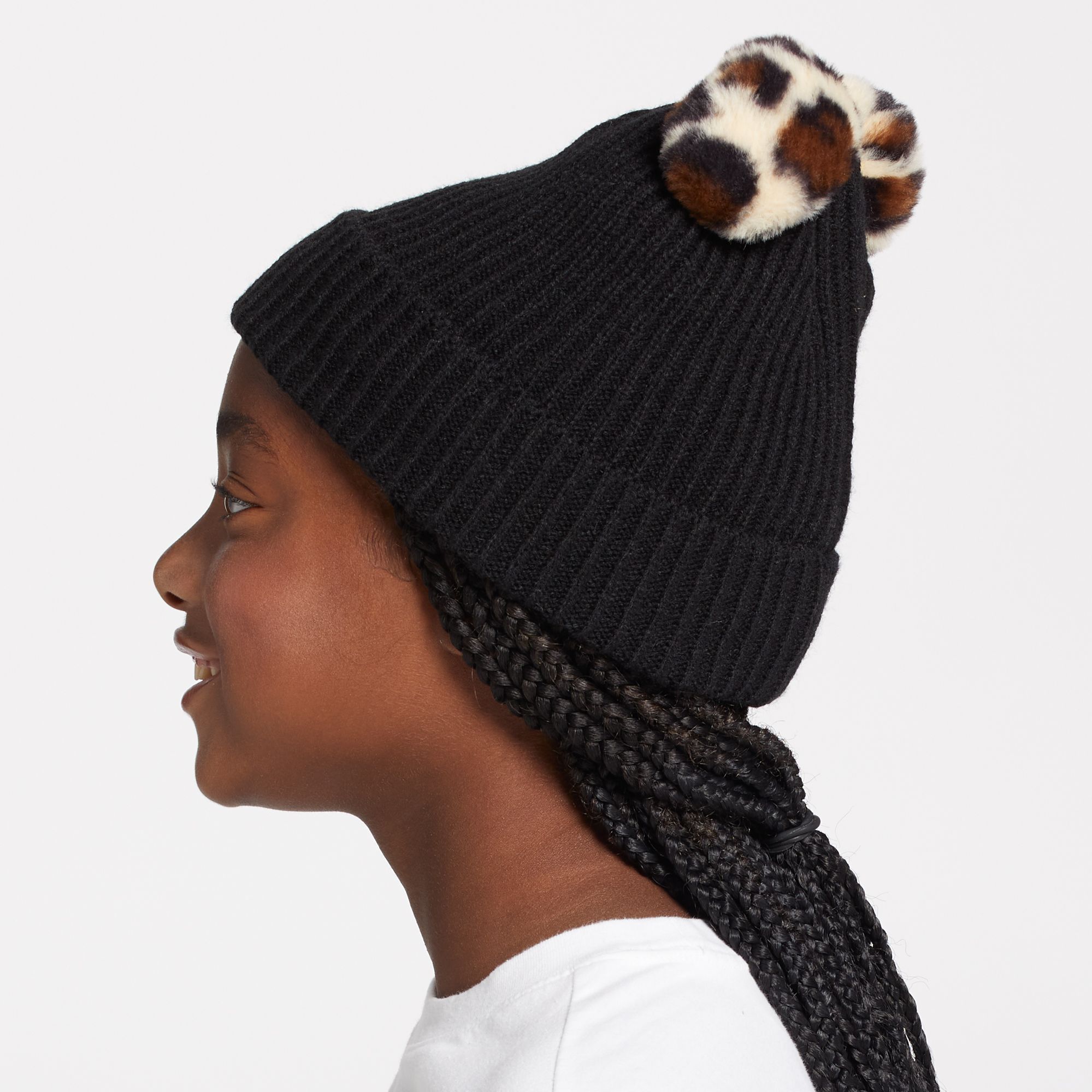 Northeast Outfitters Youth Cozy Cabin Animal Double Pom Hat product image