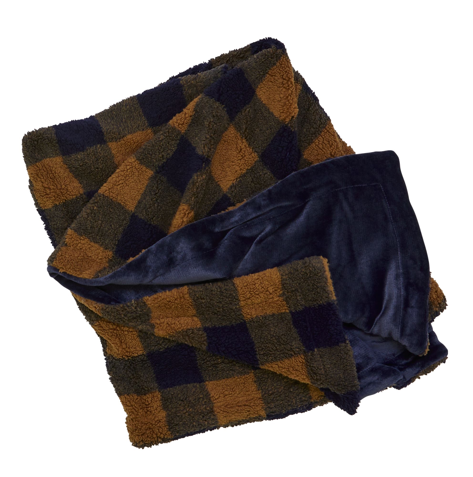 Northeast Outfitters Cozy Cabin Buffalo Check Sherpa Blanket product image
