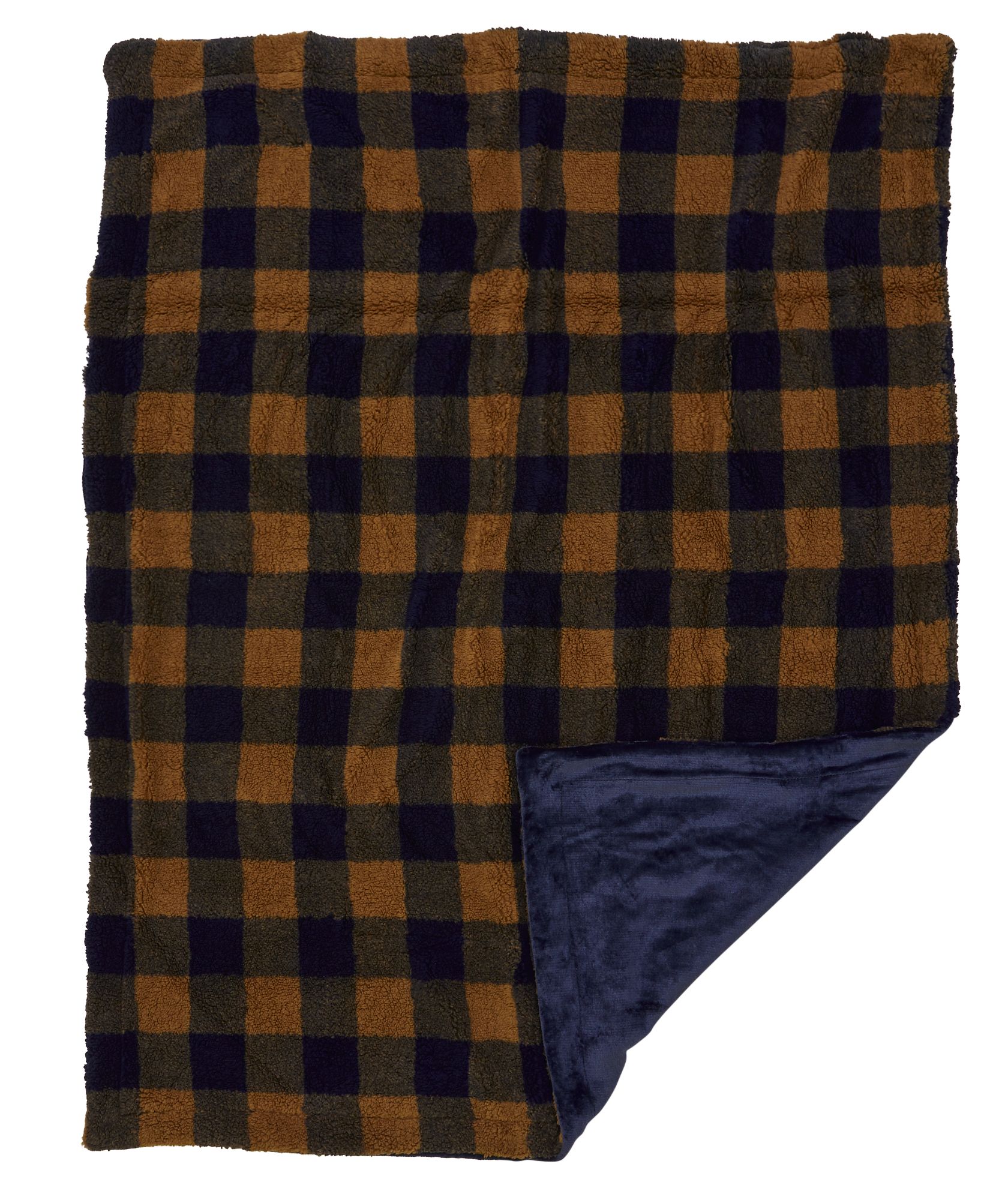 Northeast Outfitters Cozy Cabin Buffalo Check Sherpa Blanket