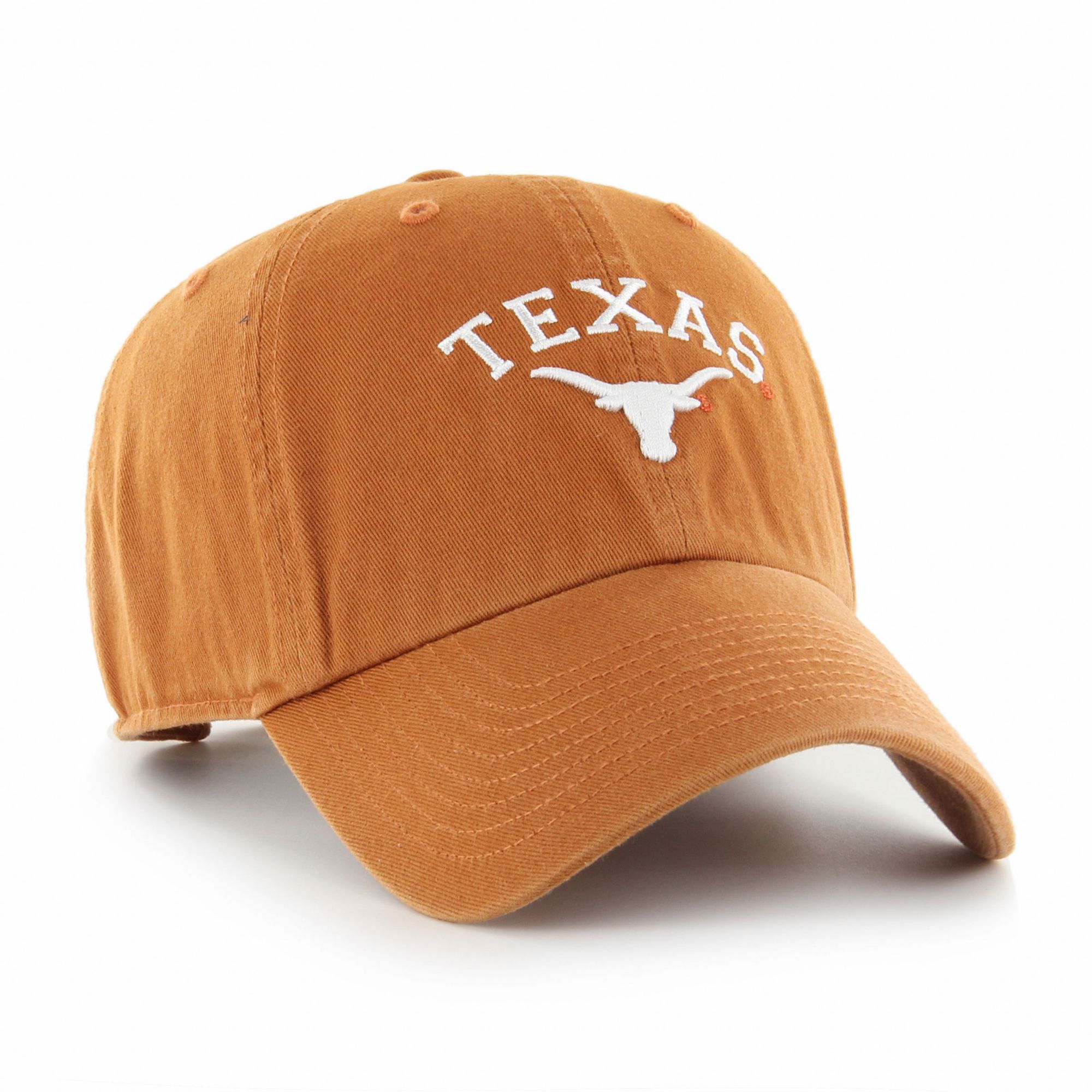 ‘47 Men's Texas Longhorn Orange Arch Clean Up Adjustable Hat