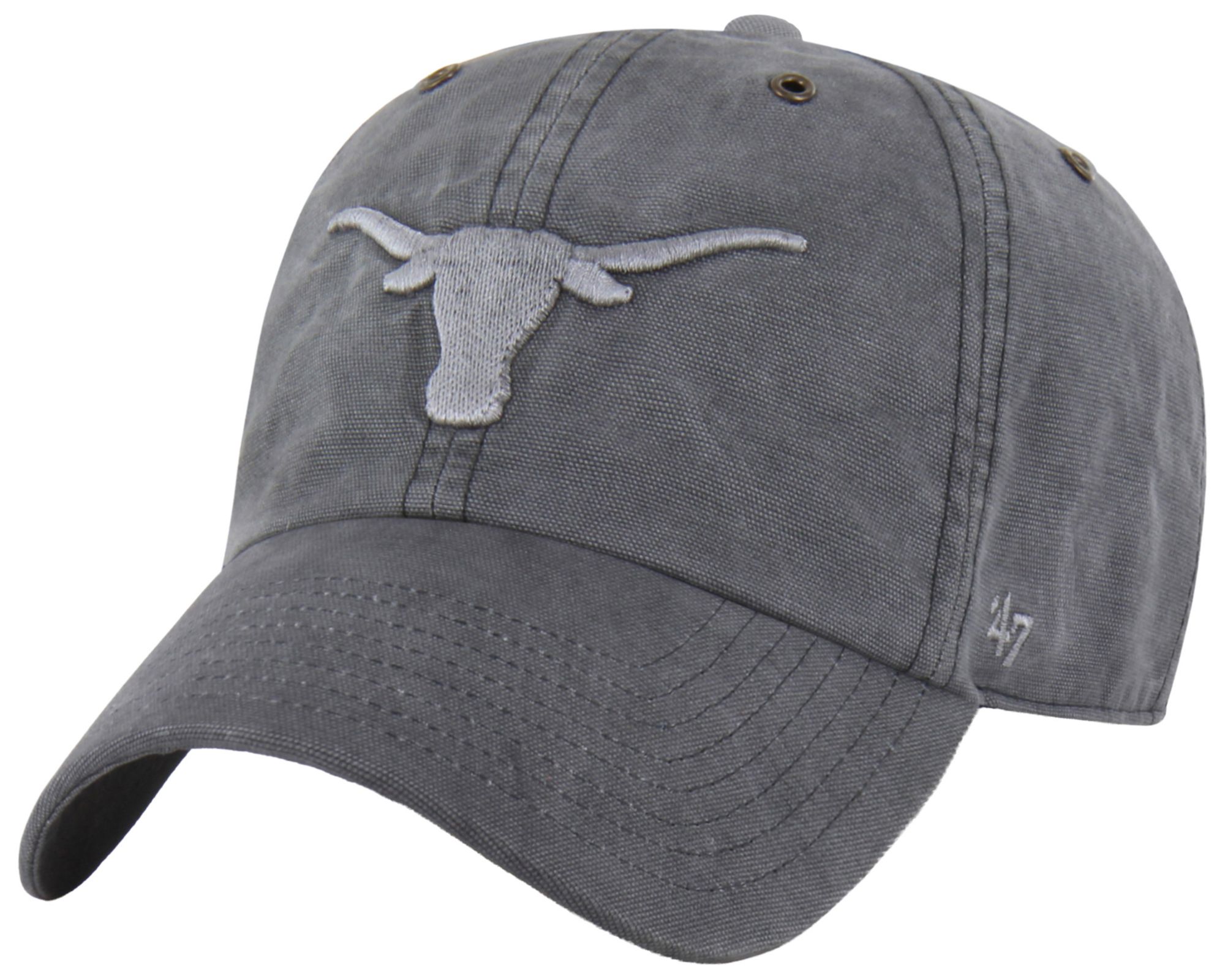 Carhartt x '47 Adult Texas Longhorns Charcoal Dyed Clean Up Adjustable Hat product image