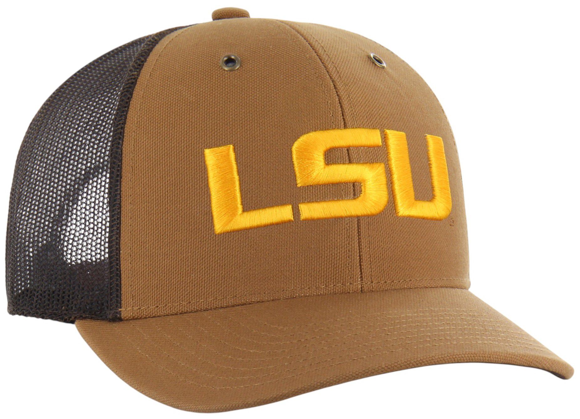 Carhartt x '47 Adult LSU Tigers Brown Adjustable Trucker Hat product image