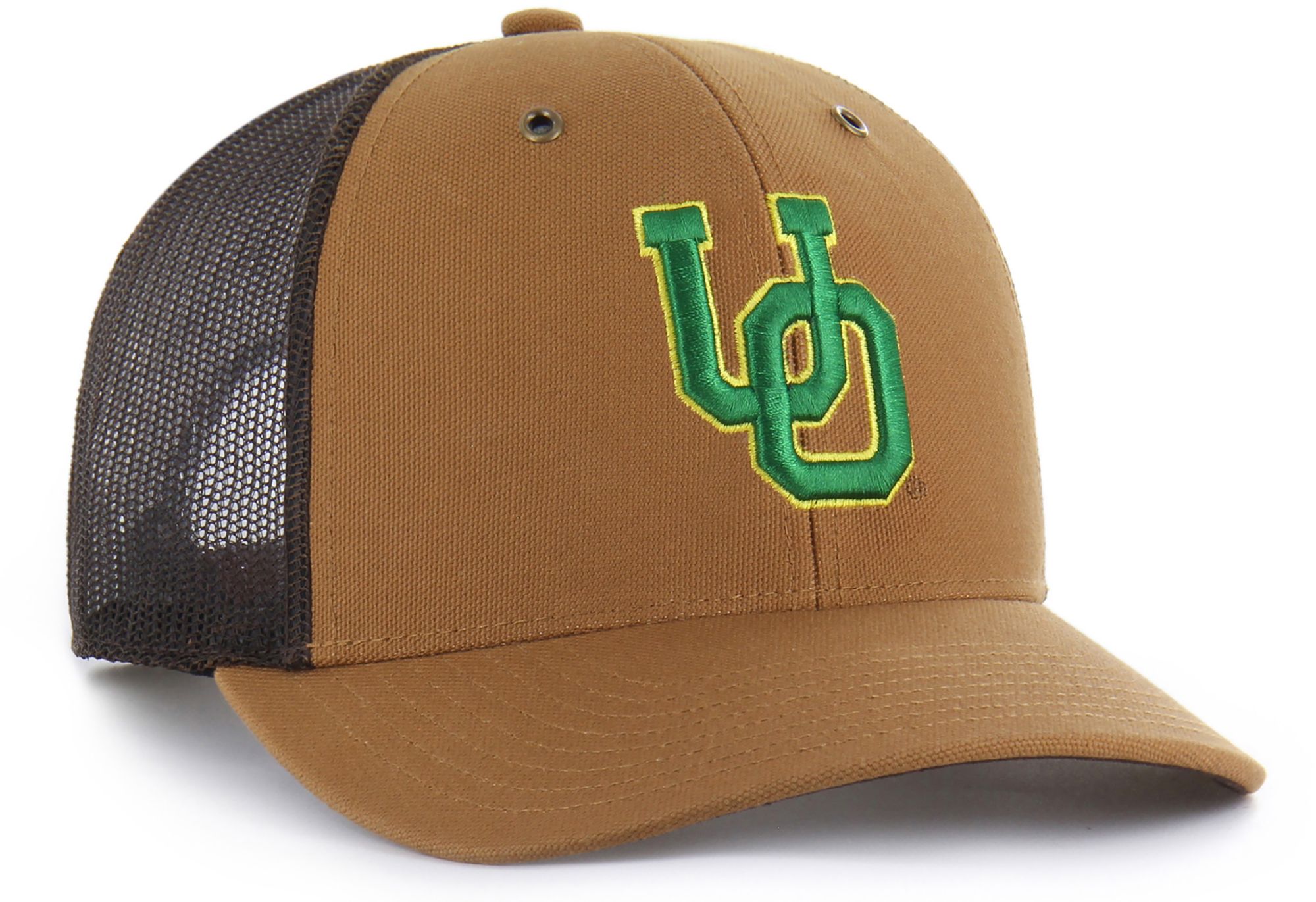 Carhartt x '47 Adult Oregon Ducks Carhartt Brown Adjustable Trucker Hat product image