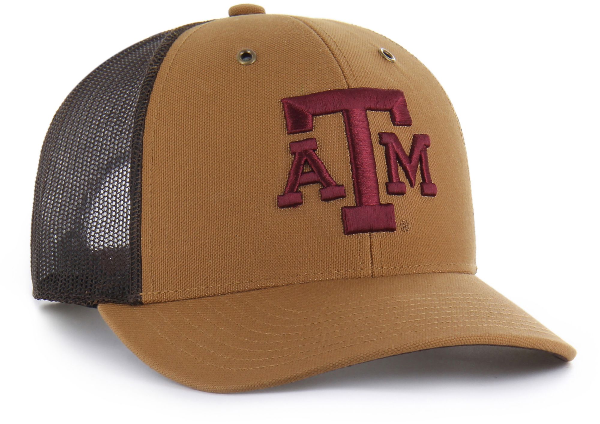 Carhartt x '47 Adult Texas A&M Aggies Carhartt Brown Adjustable Trucker Hat product image