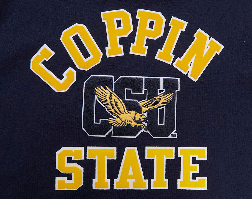 Pro Standard Men's Coppin State Eagles Navy Classic Crew Neck Sweatshirt product image