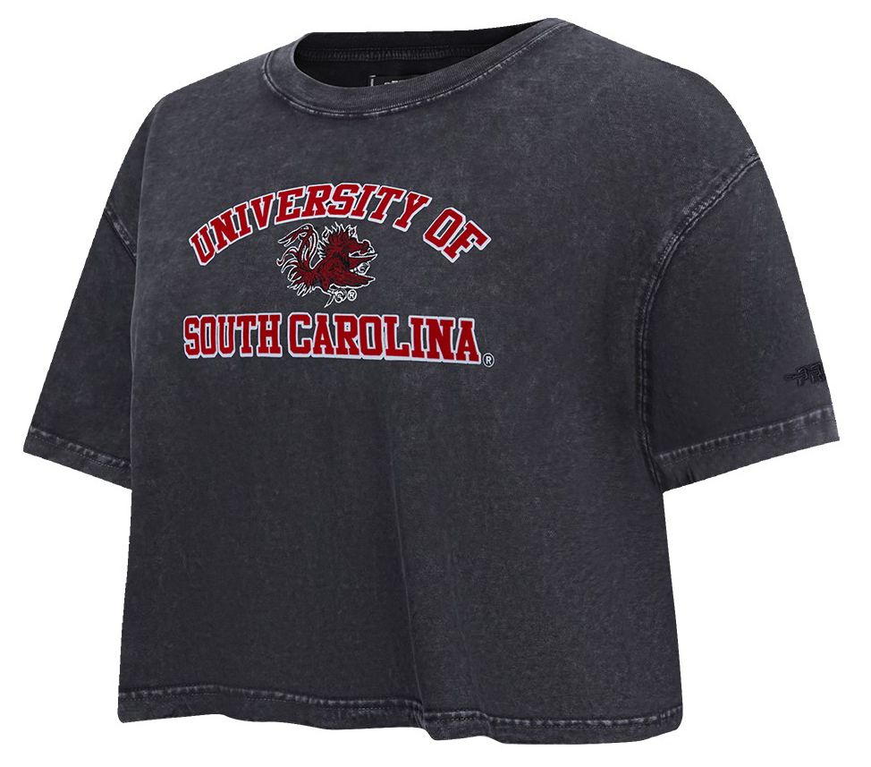 Pro Standard Women's South Carolina Gamecocks Washed Black Boxy T-Shirt product image