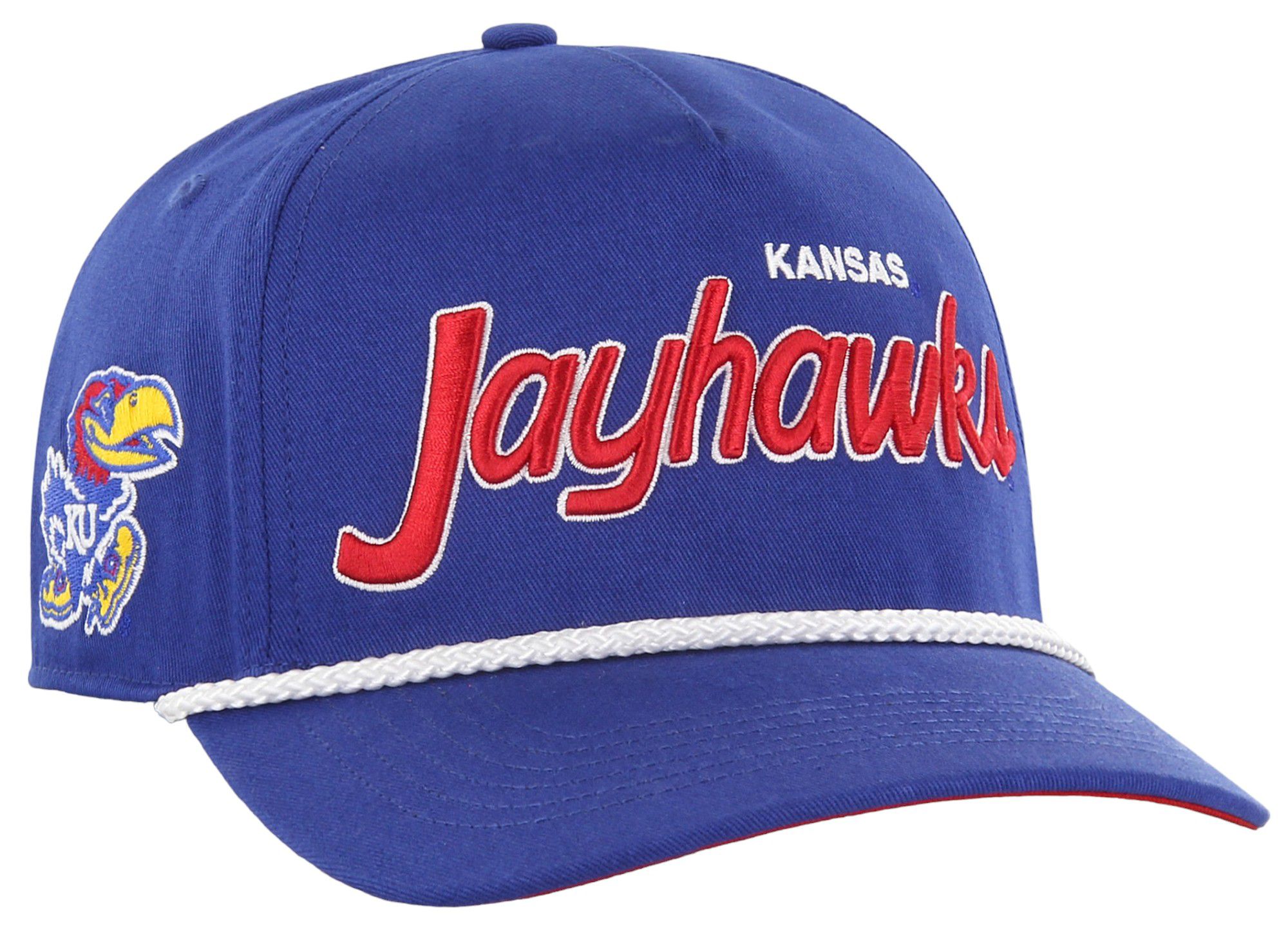 '47 Men's Kansas Jayhawks Royal Cross Town Hitch Adjustable Hat product image
