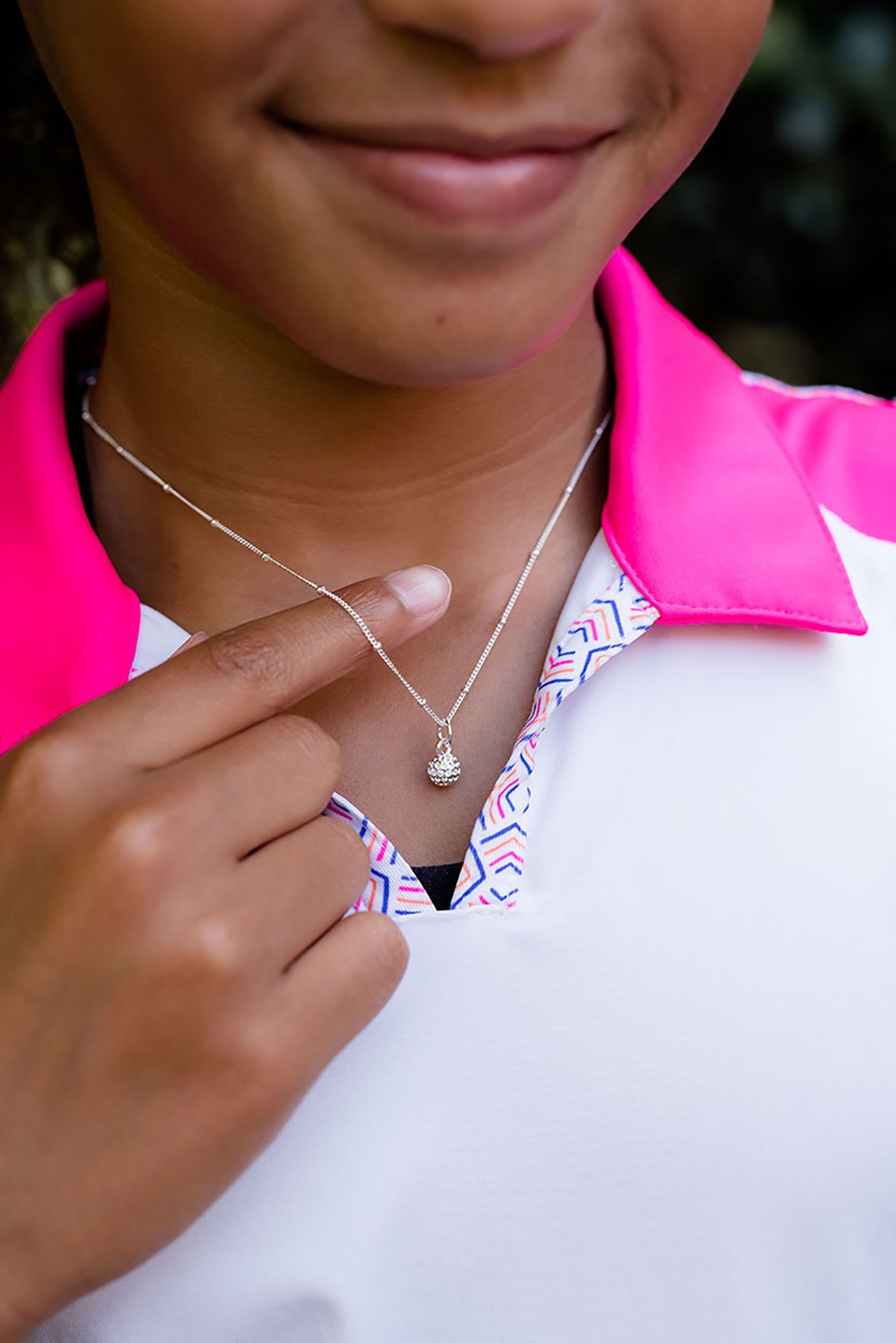Chelsea Charles Girls' Golf Ball Charm Necklace product image