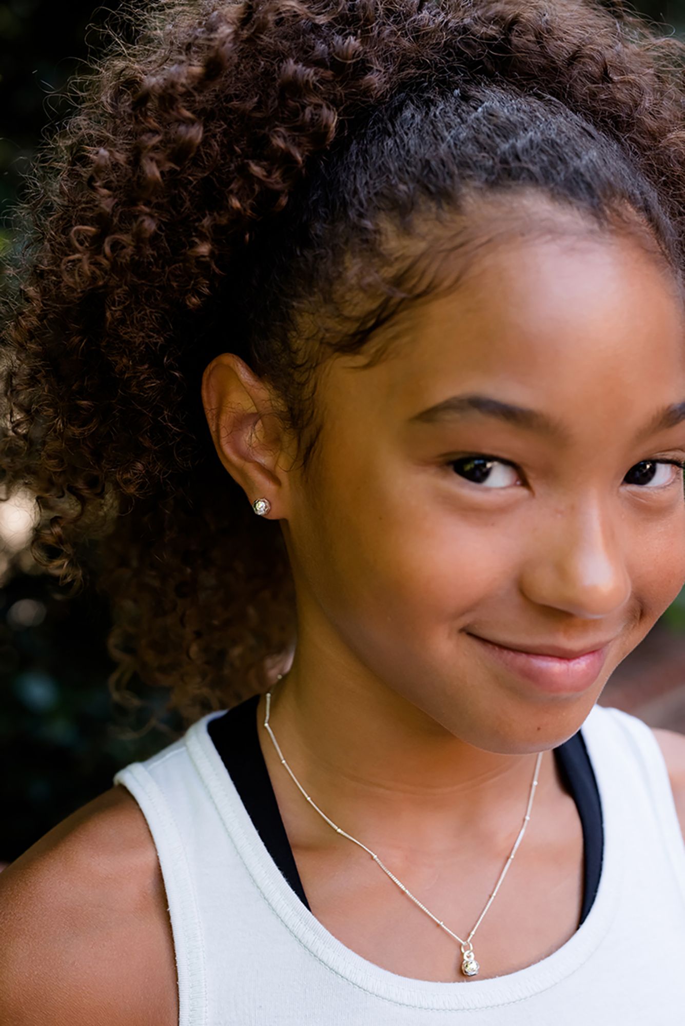 Chelsea Charles Girls' Soccer Necklace product image