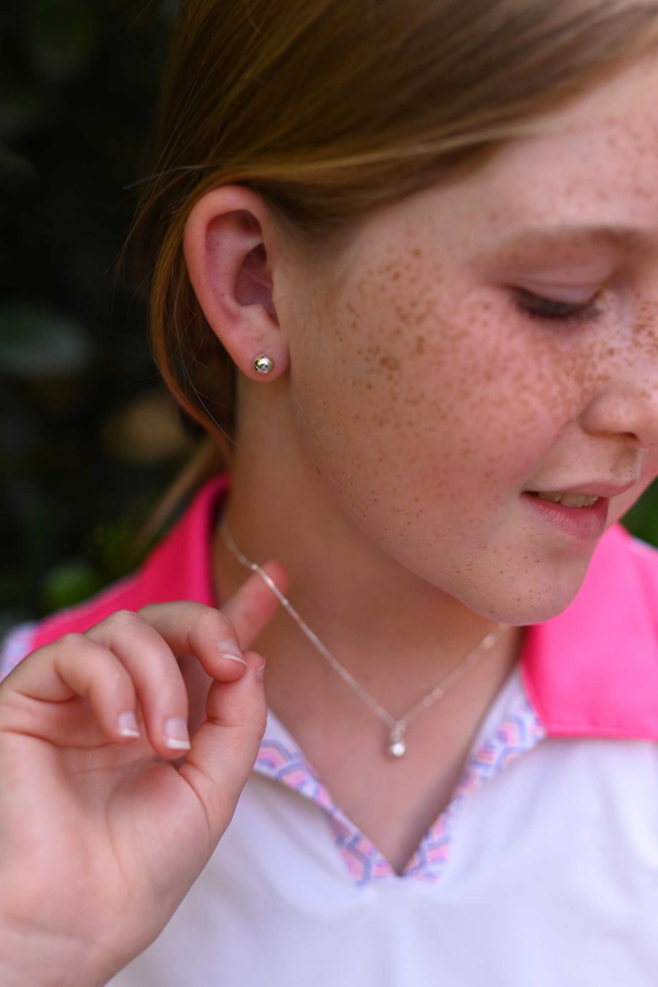 Chelsea Charles Girls Tennis Ball Earrings product image