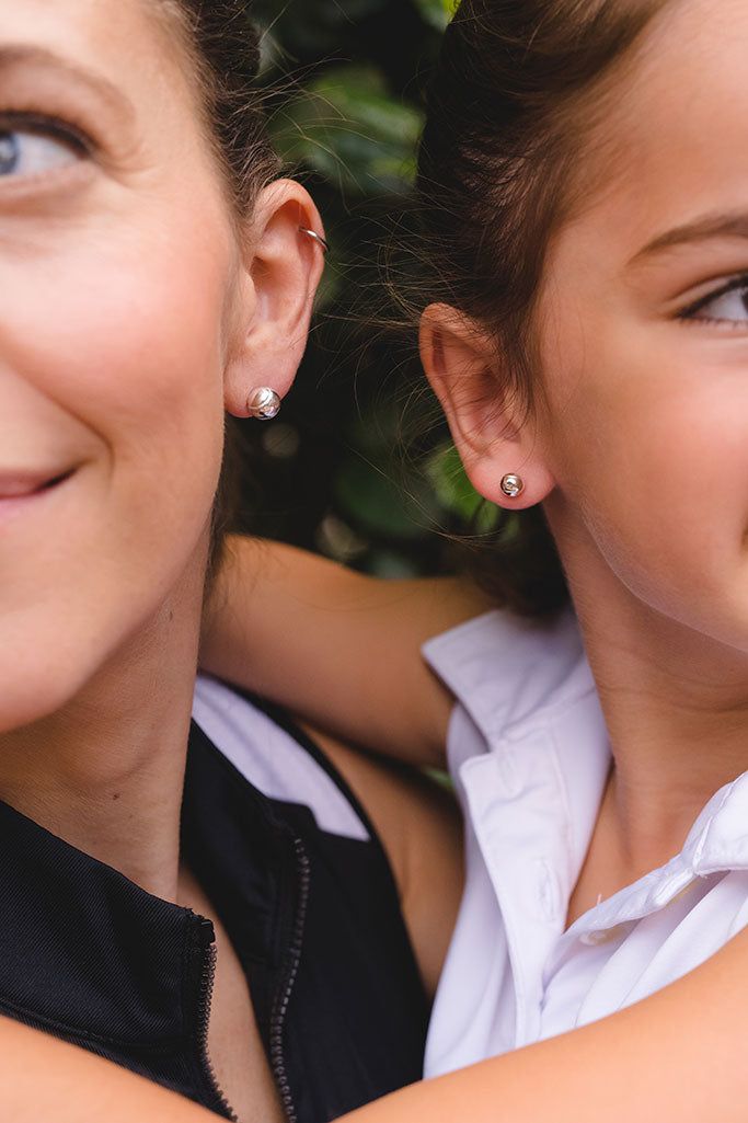 Chelsea Charles Mother-Daughter Tennis Ball Earrings product image