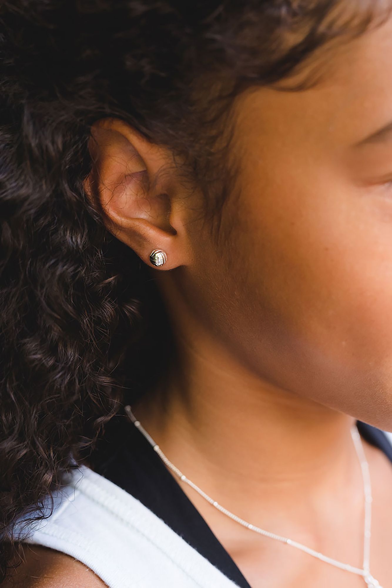 Chelsea Charles Girls' Sport Volleyball Necklace and Earrings Set product image