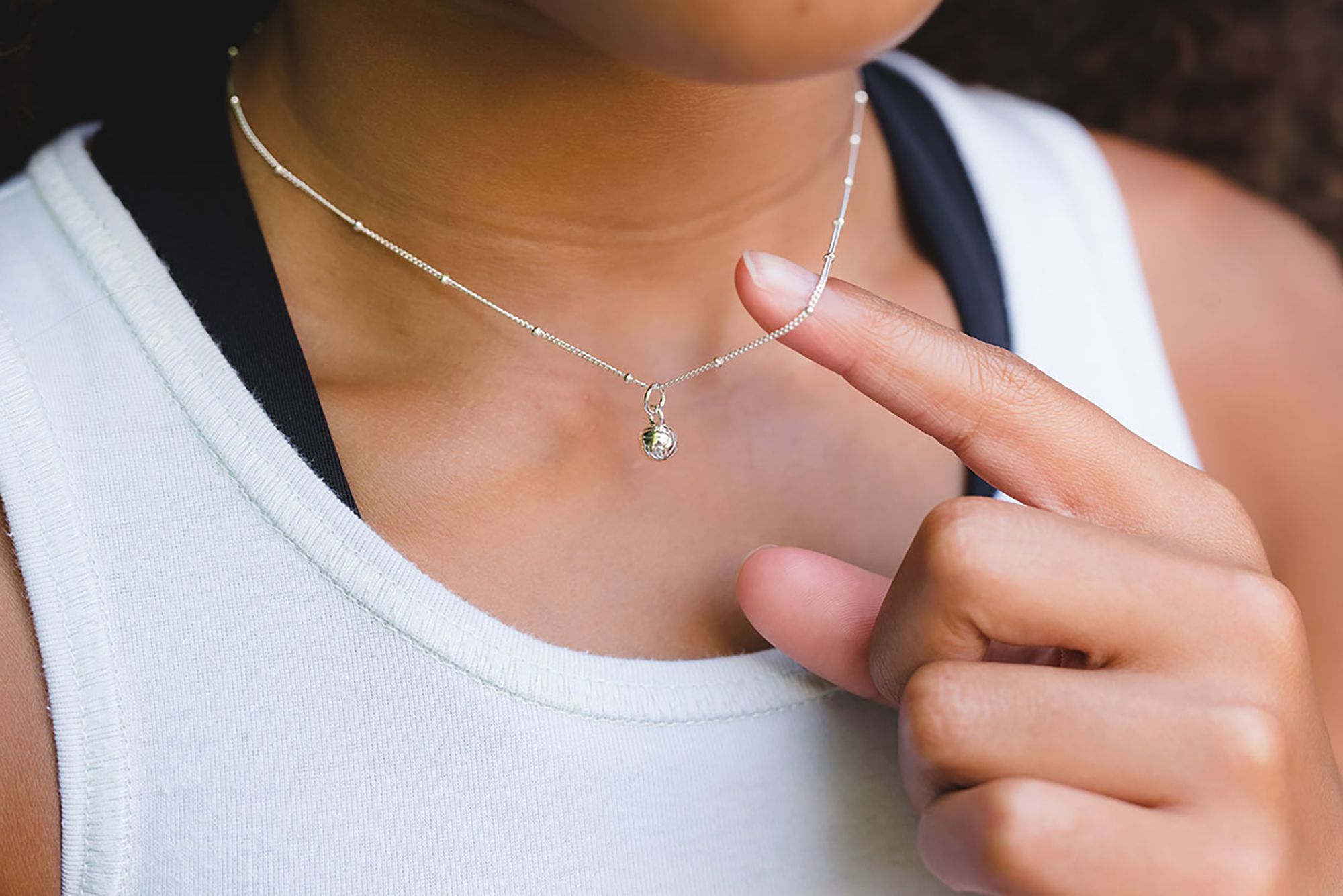 Chelsea Charles Girls' Sport Volleyball Necklace product image