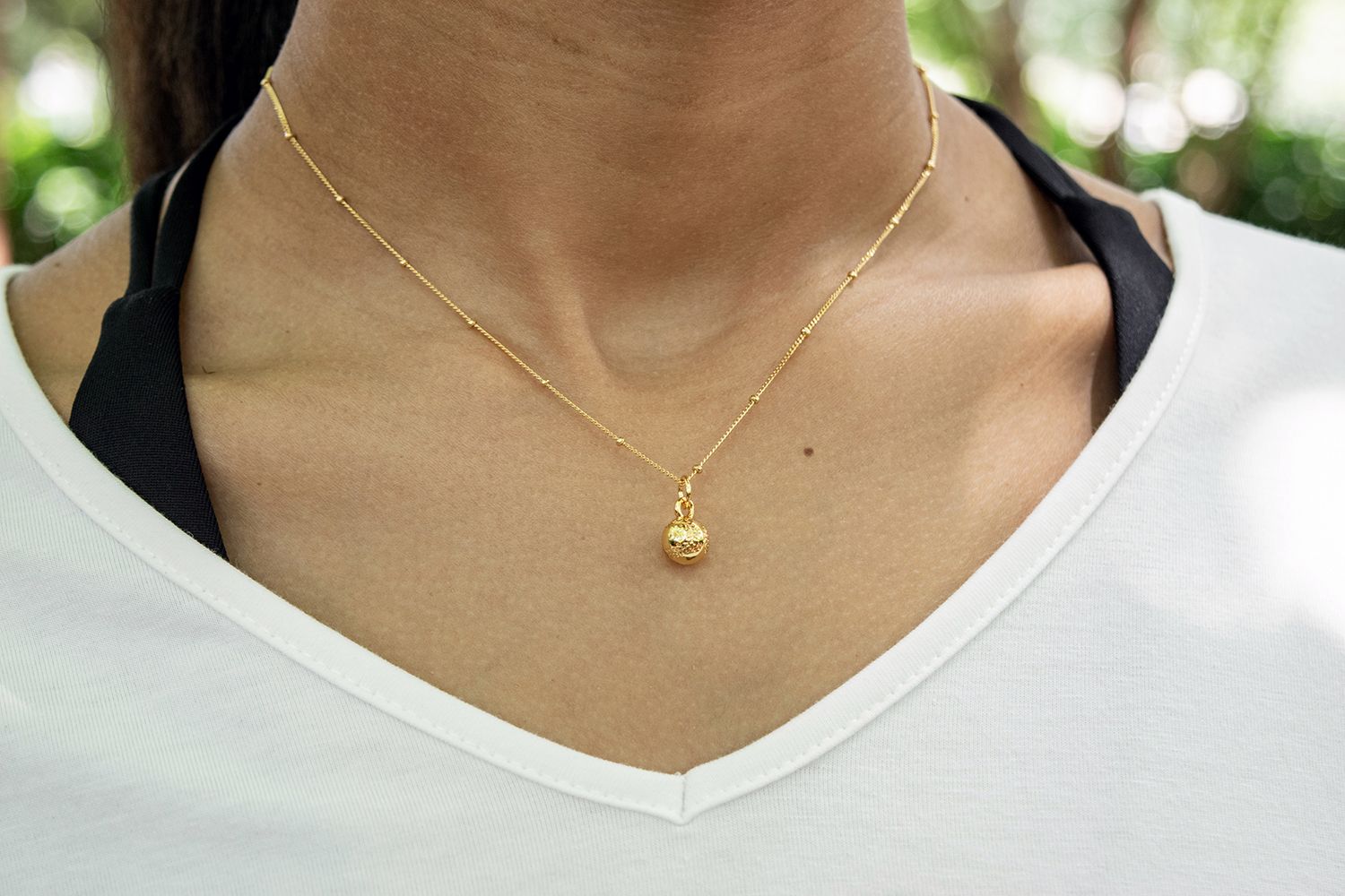 Chelsea Charles Women's Softball Charm Necklace product image