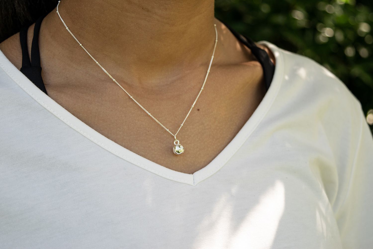 Chelsea Charles Women's Softball Charm Necklace product image