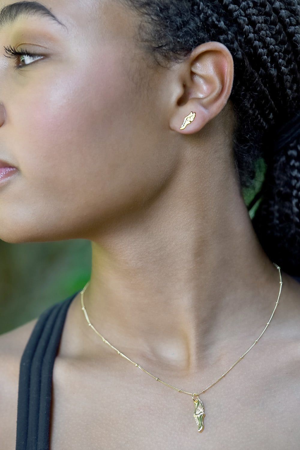 Chelsea Charles Sport Track and Field Necklace and Earring Set product image