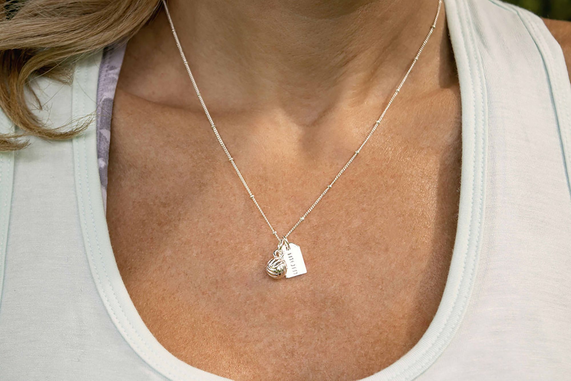 Chelsea Charles Volleyball Mom Double Charm Necklace product image