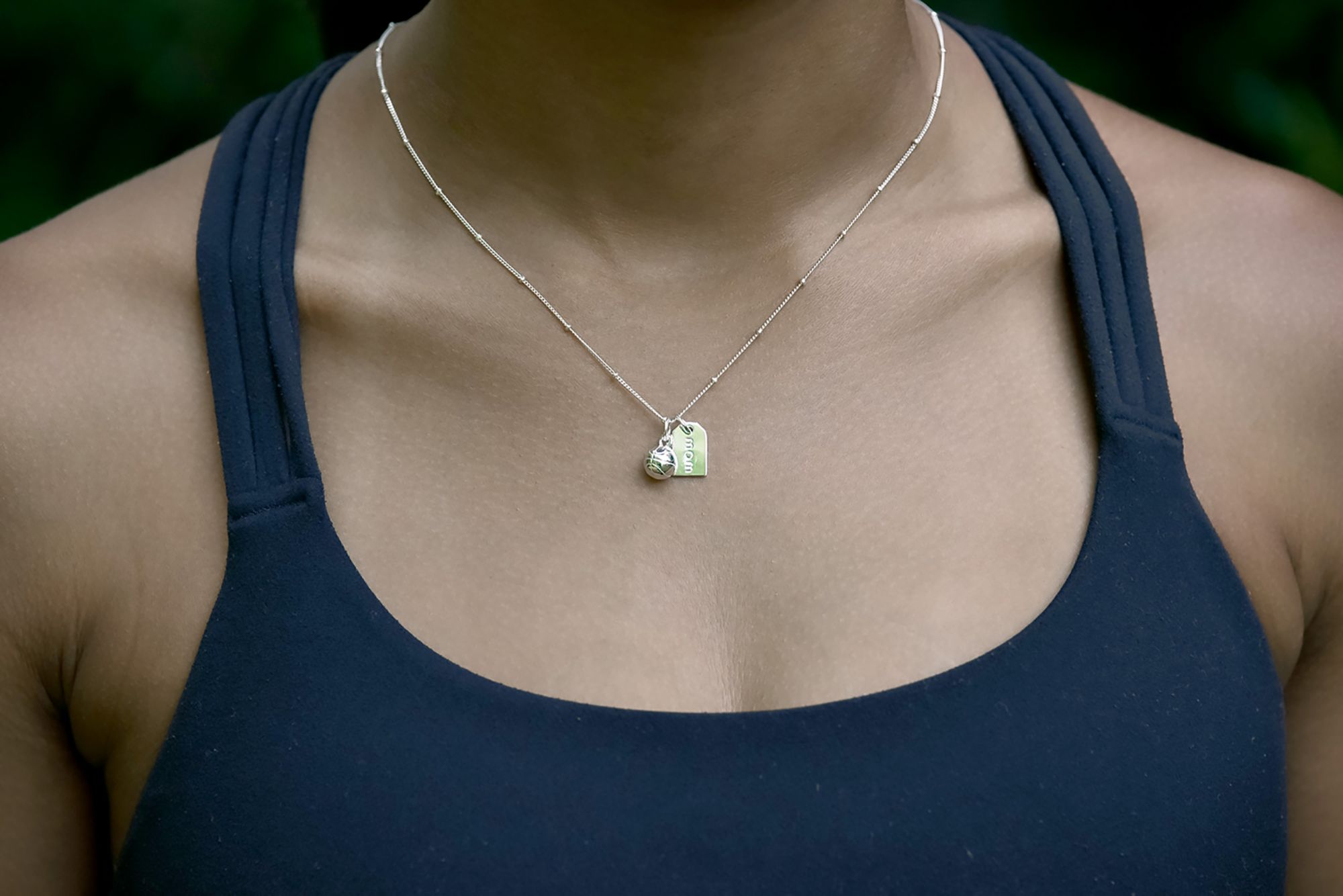 Chelsea Charles Basketball Mom Double Charm Necklace product image