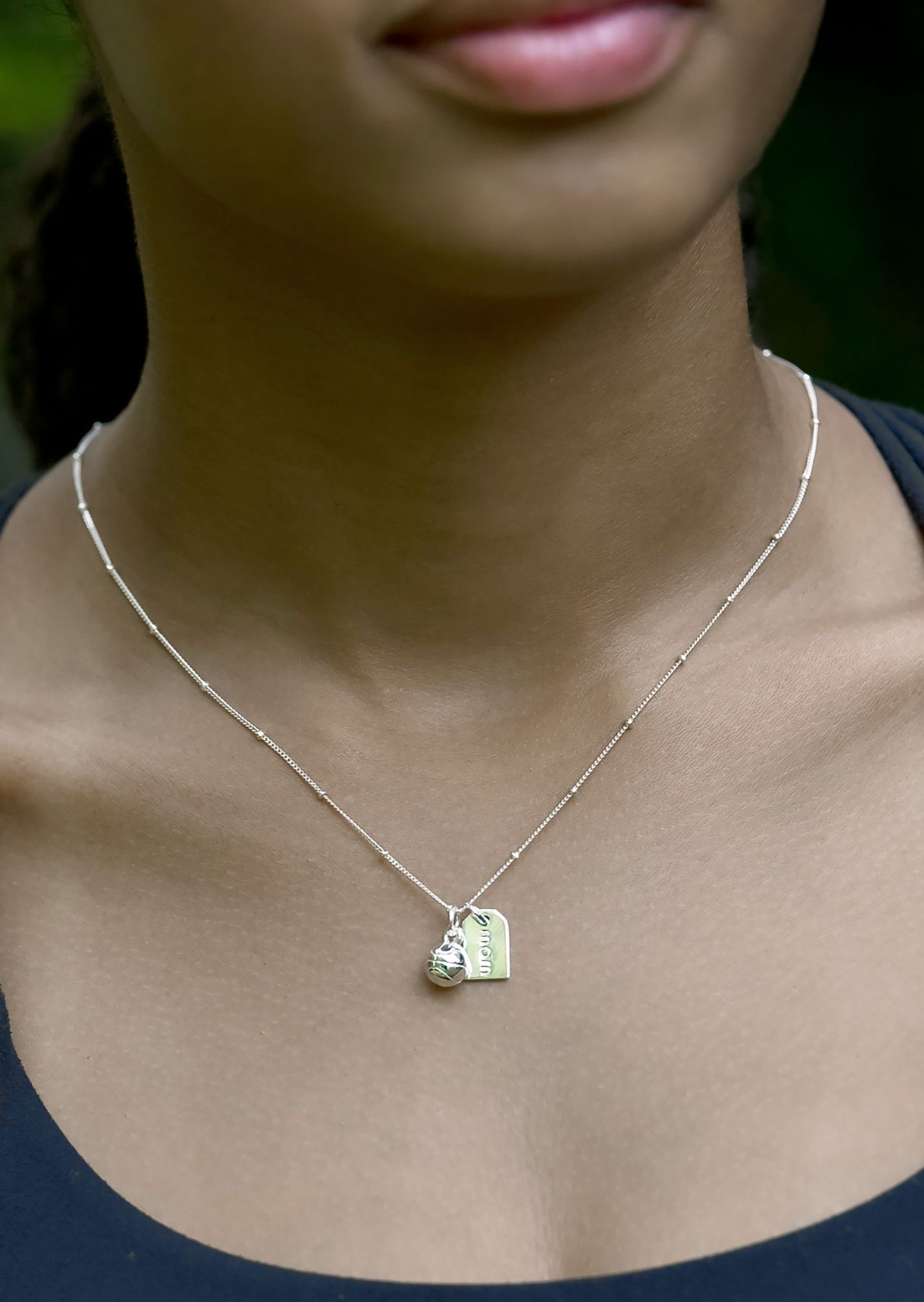 Chelsea Charles Basketball Mom Double Charm Necklace product image