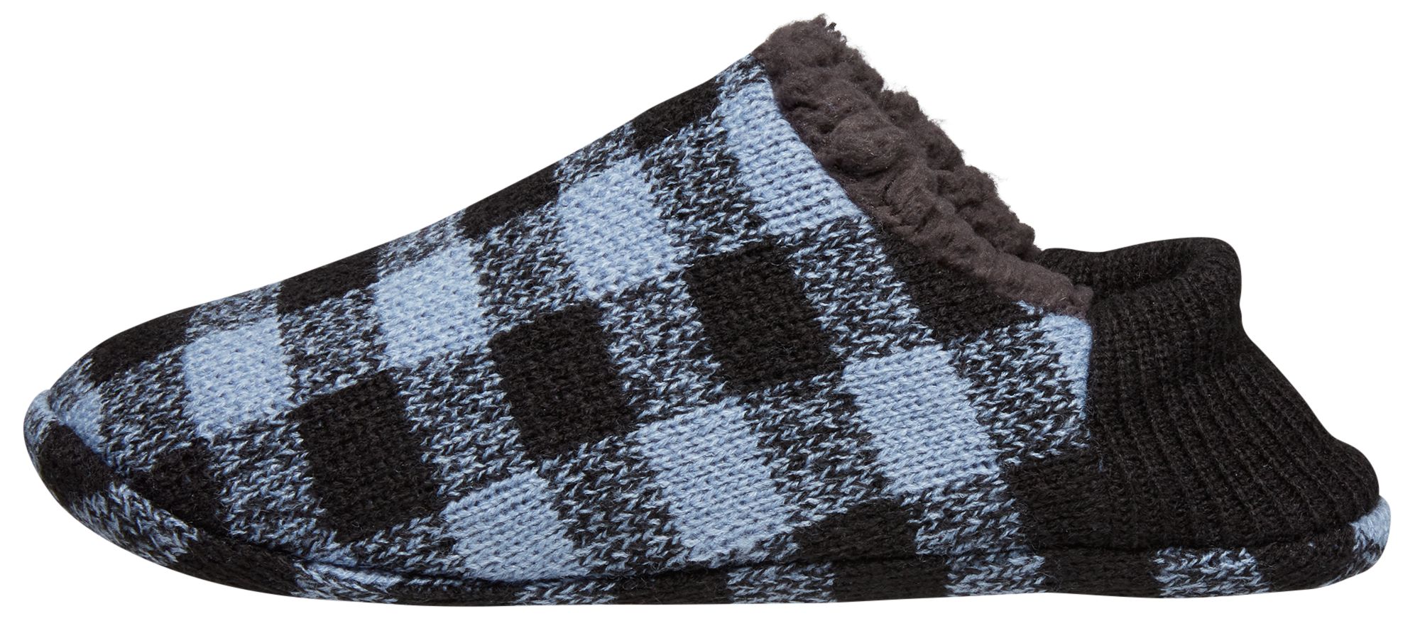 Northeast Outfitters Men's Cozy Cabin Buff Check Slippers