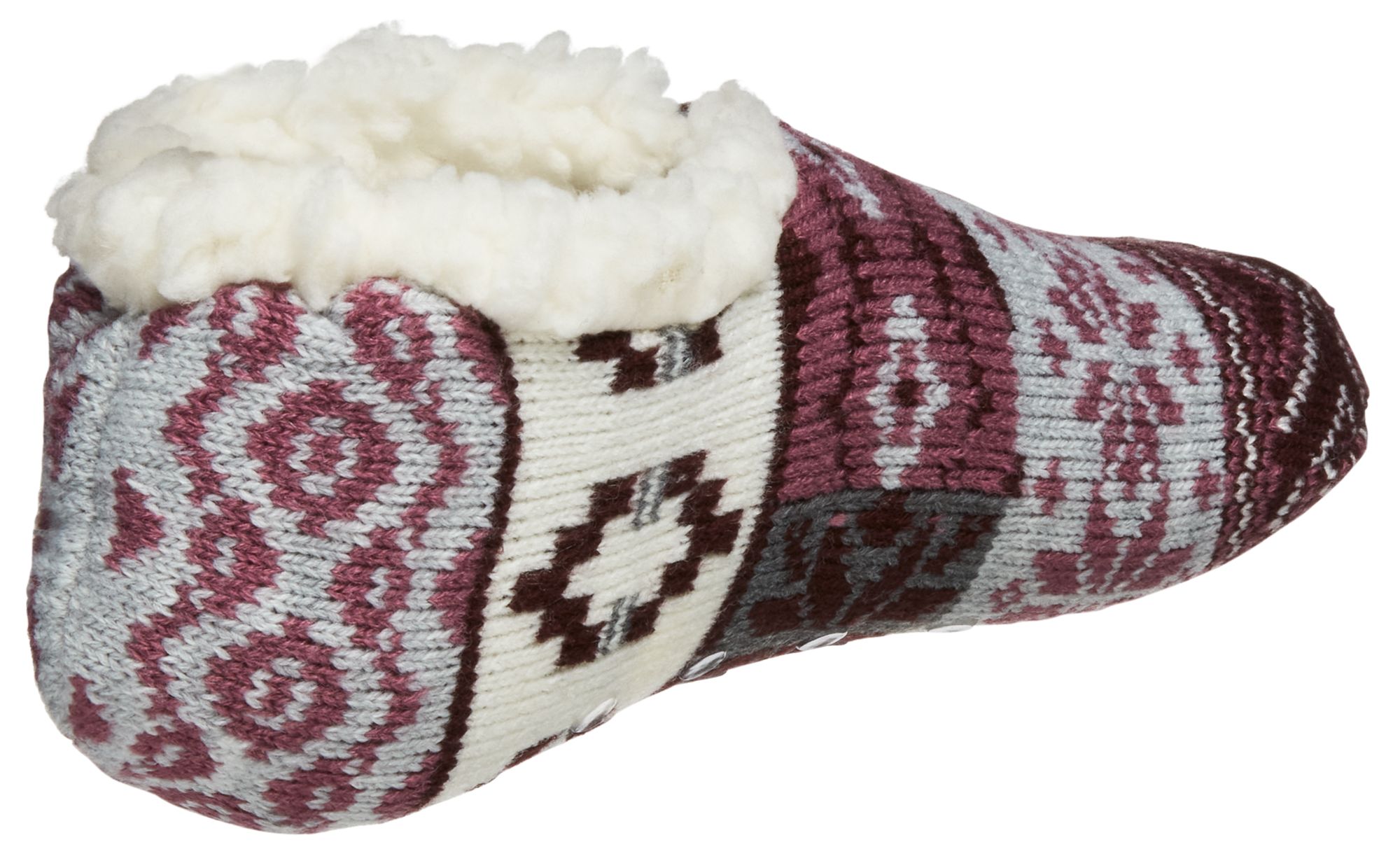 Northeast Outfitters Women's Cozy Cabin Nordic Patchwork Slippers product image