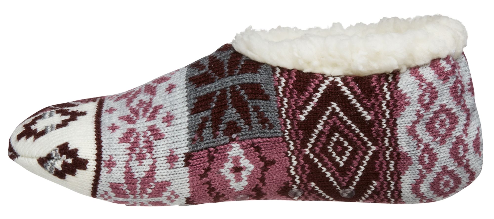 Northeast Outfitters Women's Cozy Cabin Nordic Patchwork Slippers product image