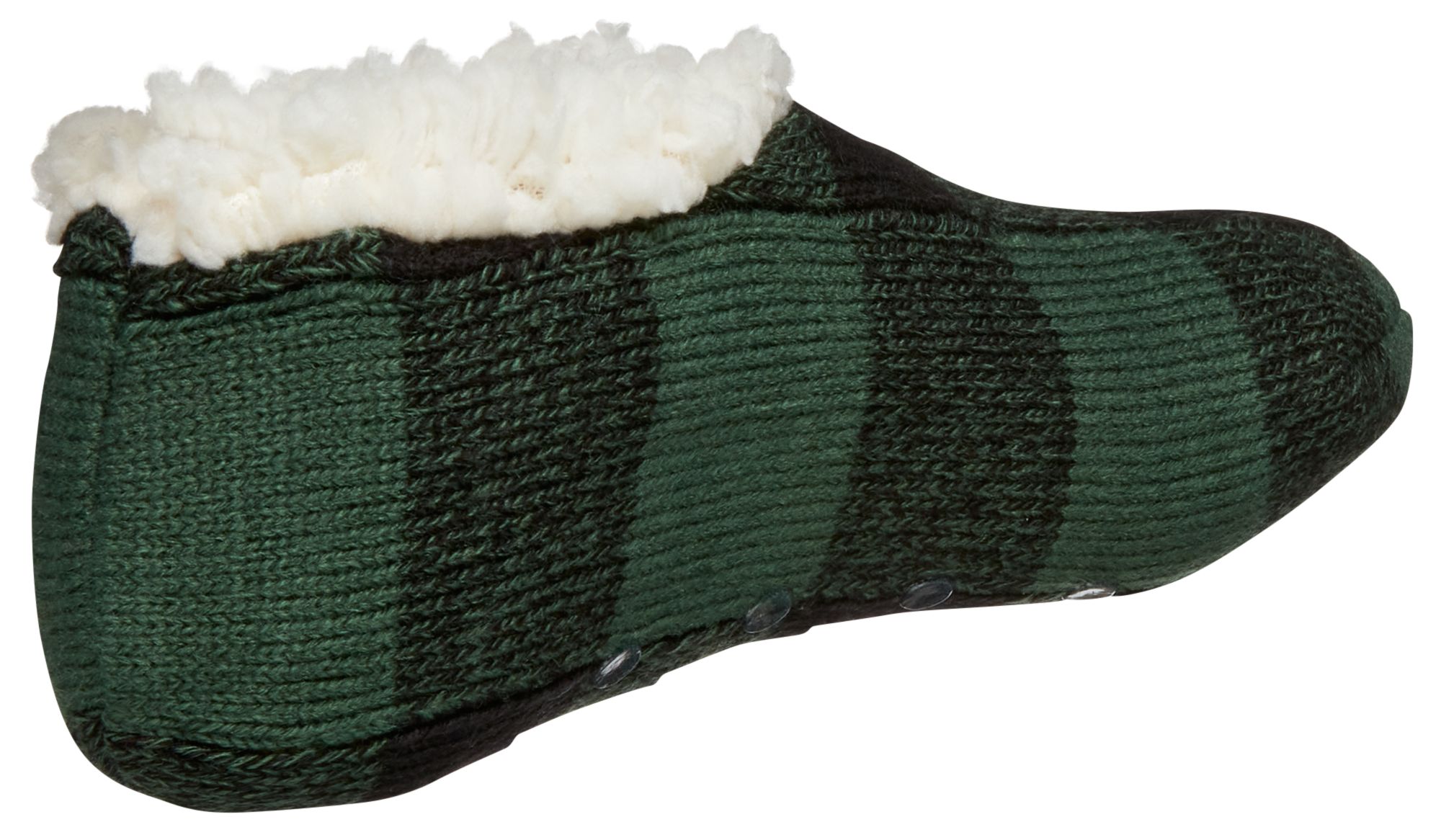 Northeast Outfitters Women's Cozy Cabin Holiday Buff Check Slipper Socks