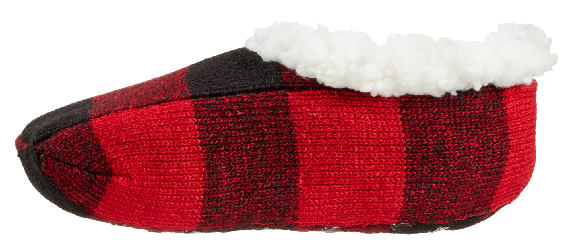 Northeast Outfitters Cozy Cabin Youth Holiday Buff Check Slipper Socks product image