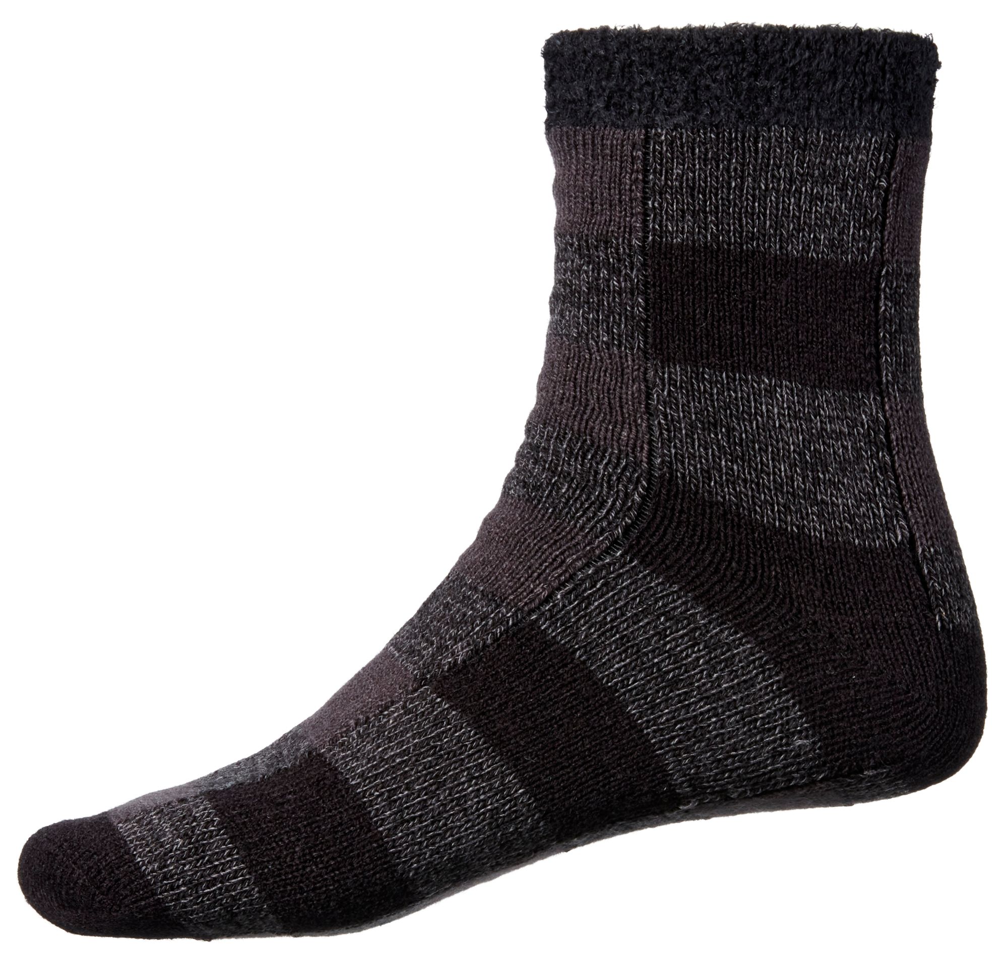 Northeast Outfitters Men's Cozy Cabin Buff Check Socks