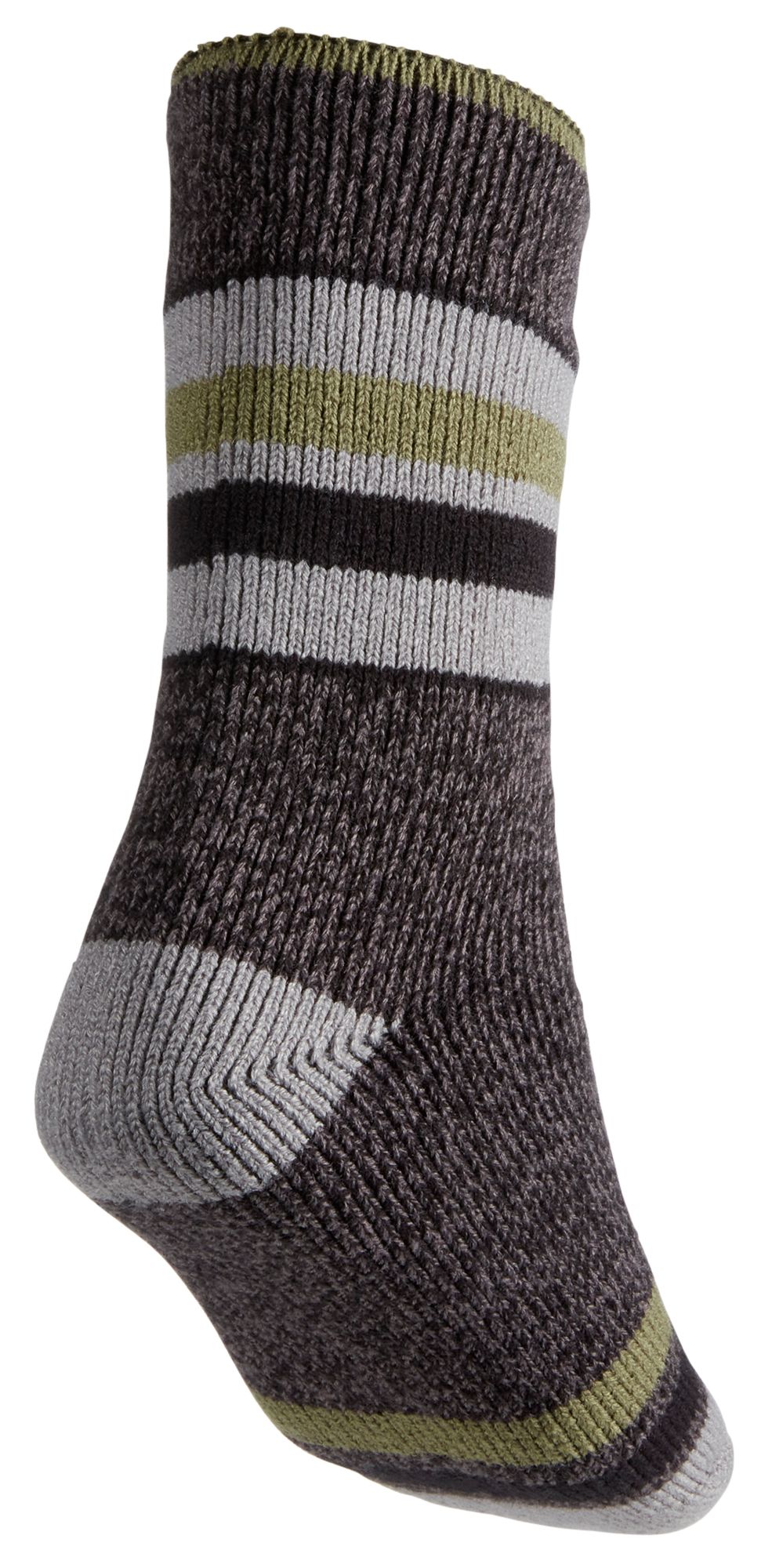 Northeast Outfitters Men's Cozy Cabin Brushed Heather Team Stripes Socks