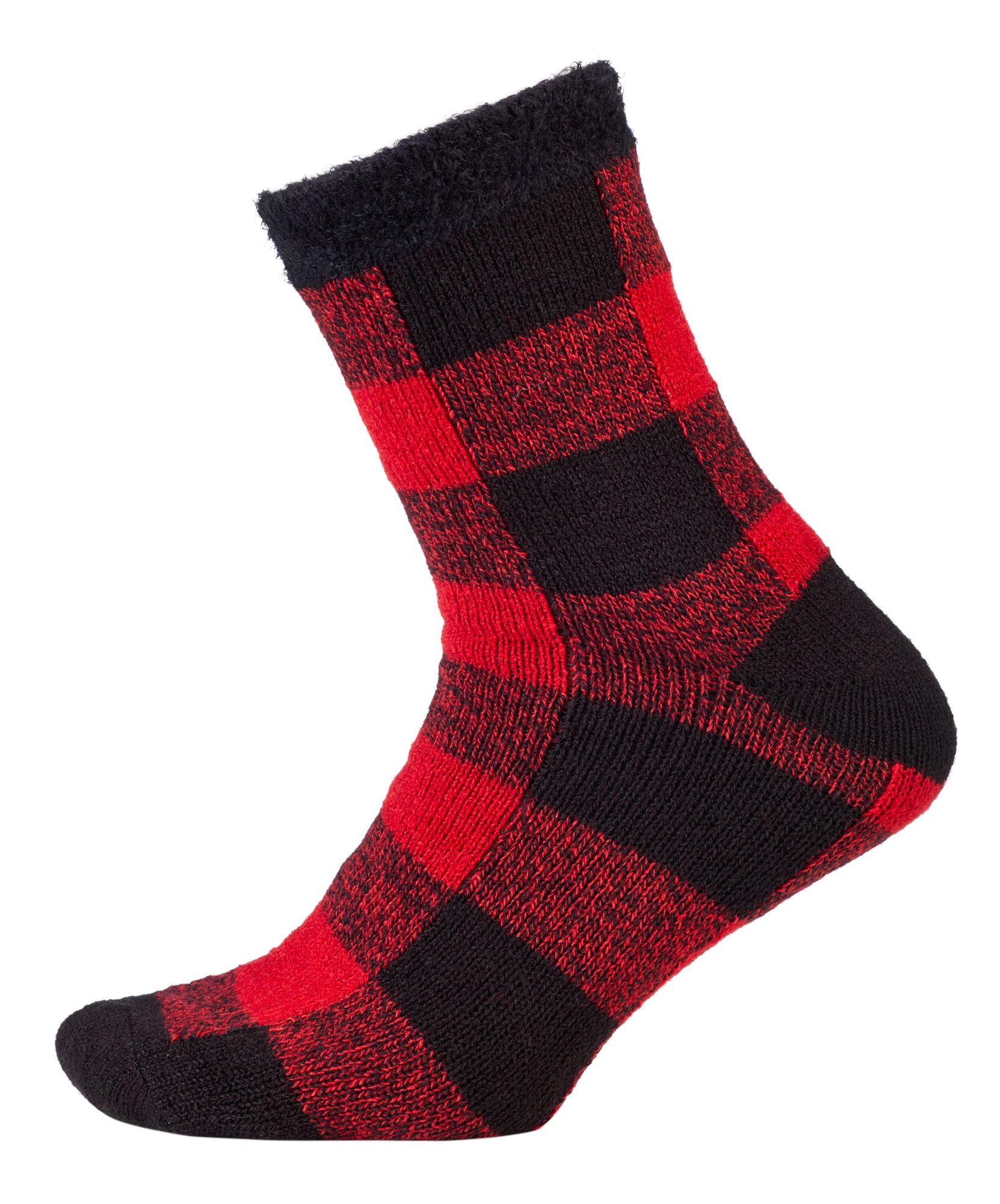 Northeast Outfitters Cozy Cabin Men's Buff Check Socks product image