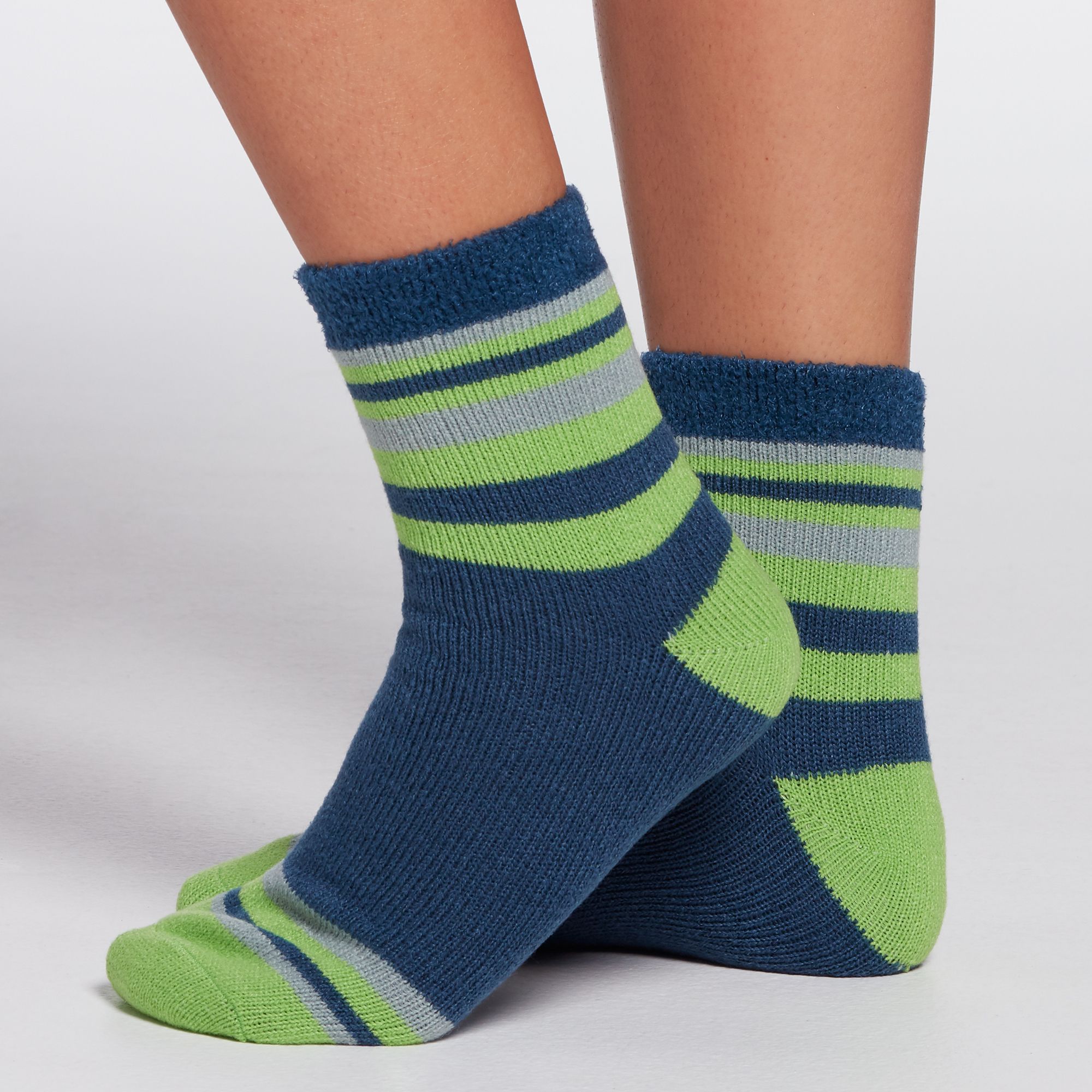 Northeast Outfitters Team Stripe Colorblock Cozy Cabin Crew Socks product image