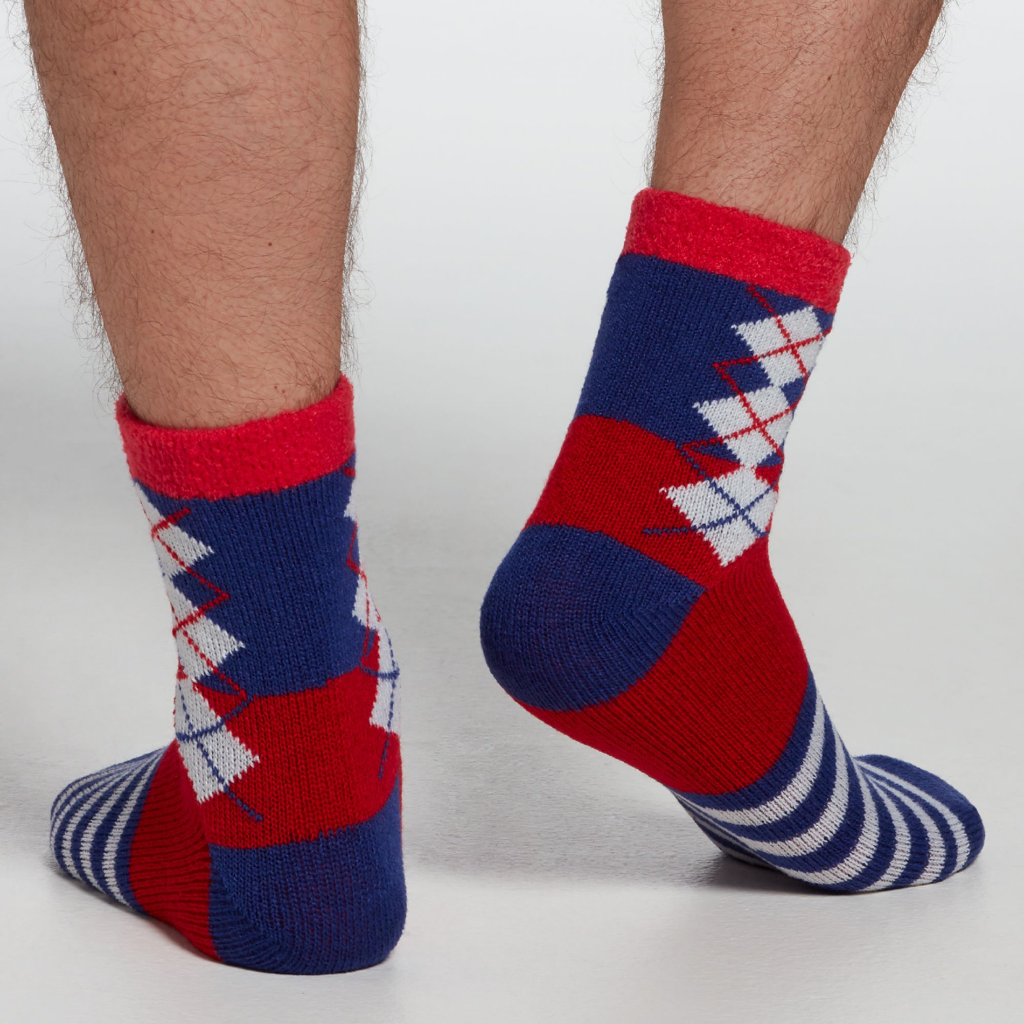 Northeast Outfitters Team Argyle Cozy Cabin Crew Socks product image