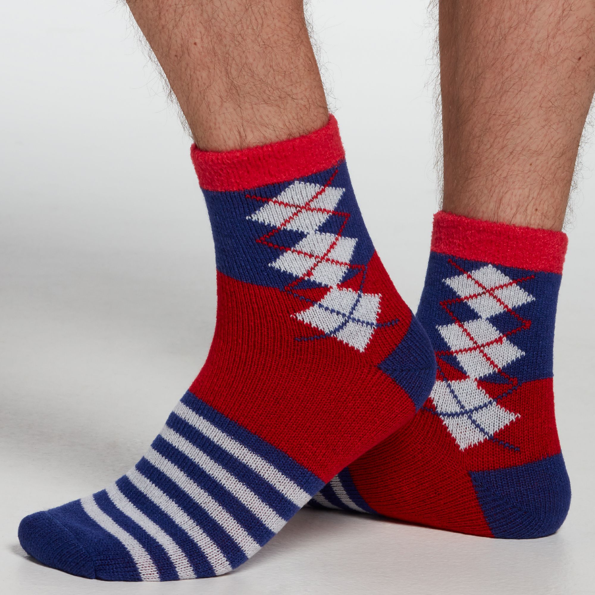 Northeast Outfitters Team Argyle Cozy Cabin Crew Socks product image