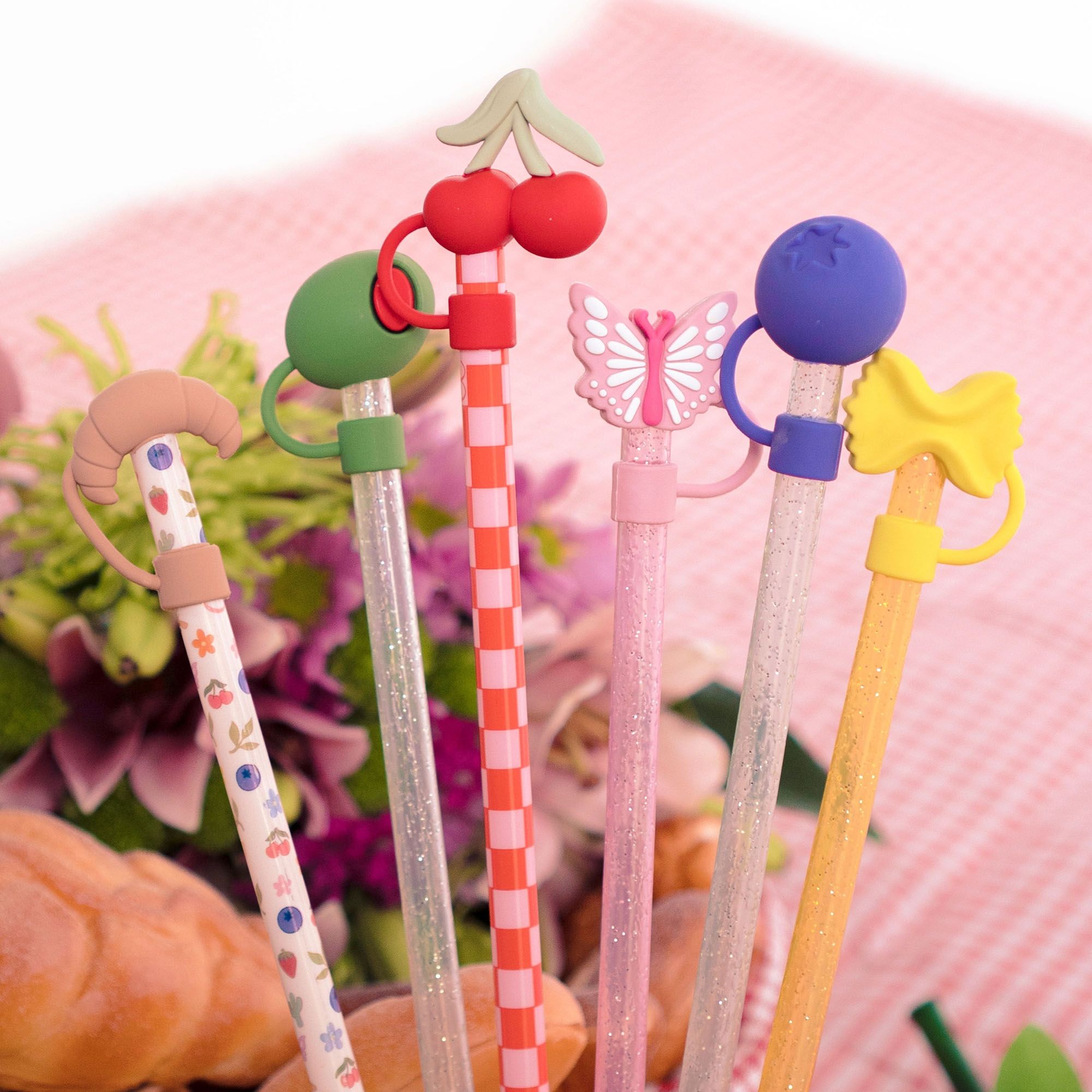 CharCharms 40oz. Tumbler Replacement Straws - 6 Pack product image