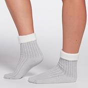 Northeast Outfitters Women's Rib Crew Cozy Cabin Cuffed Socks product image