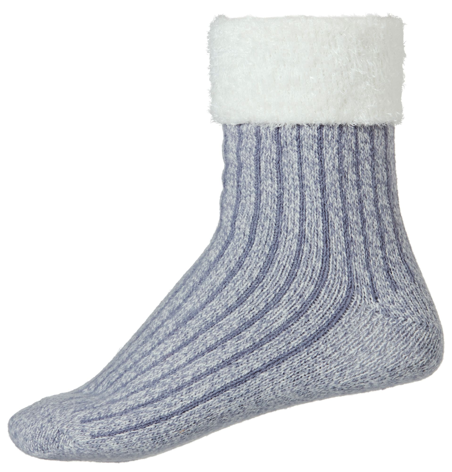 Northeast Outfitters Women's Rib Crew Cozy Cabin Cuffed Socks product image
