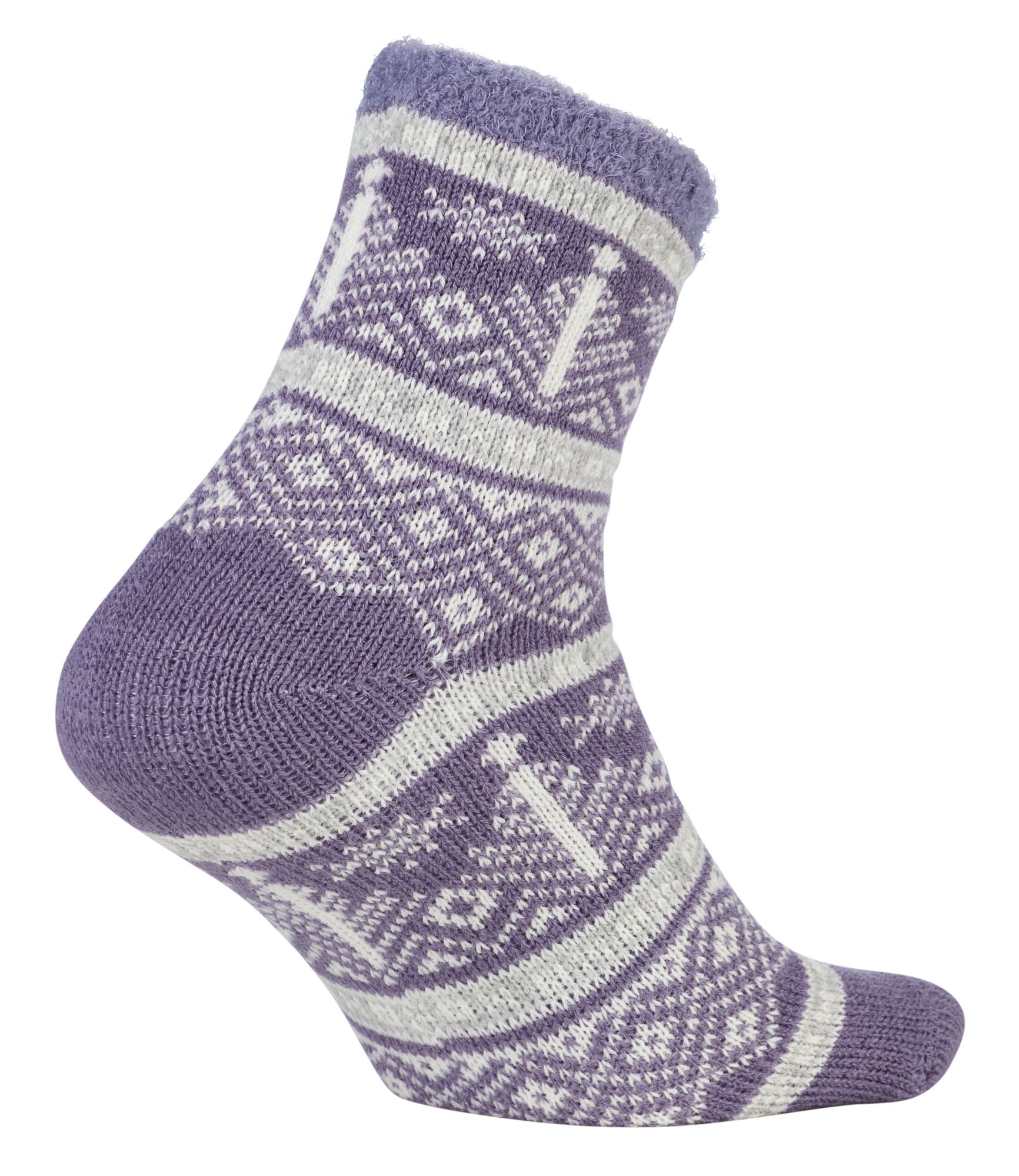 Northeast Outfitters Cozy Cabin Adult Nordic Tree Stripe Socks product image