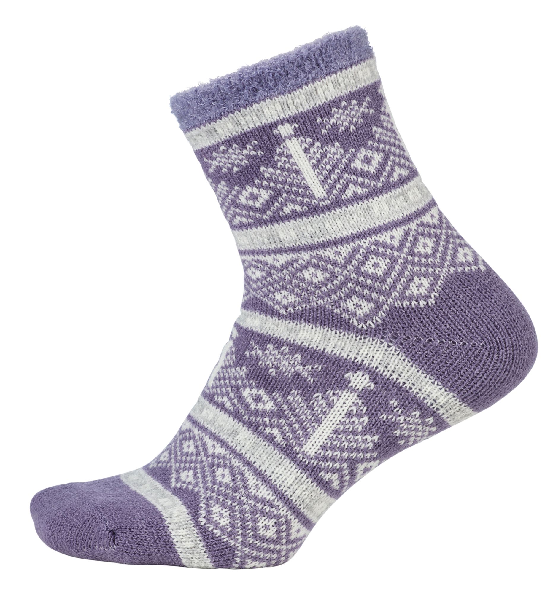 Northeast Outfitters Cozy Cabin Adult Nordic Tree Stripe Socks product image