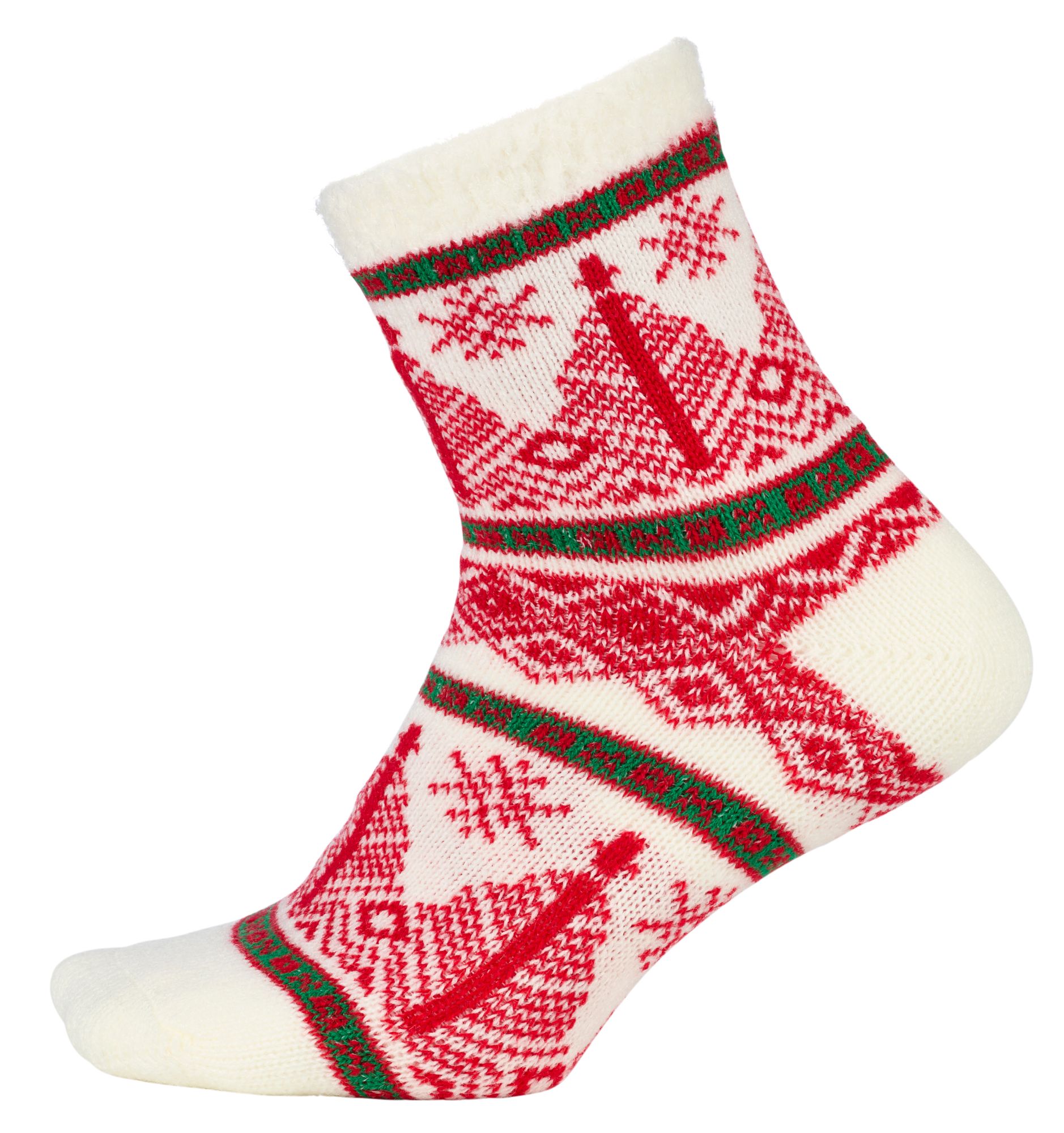 Northeast Outfitters Cozy Cabin Adult Nordic Tree Stripe Socks product image
