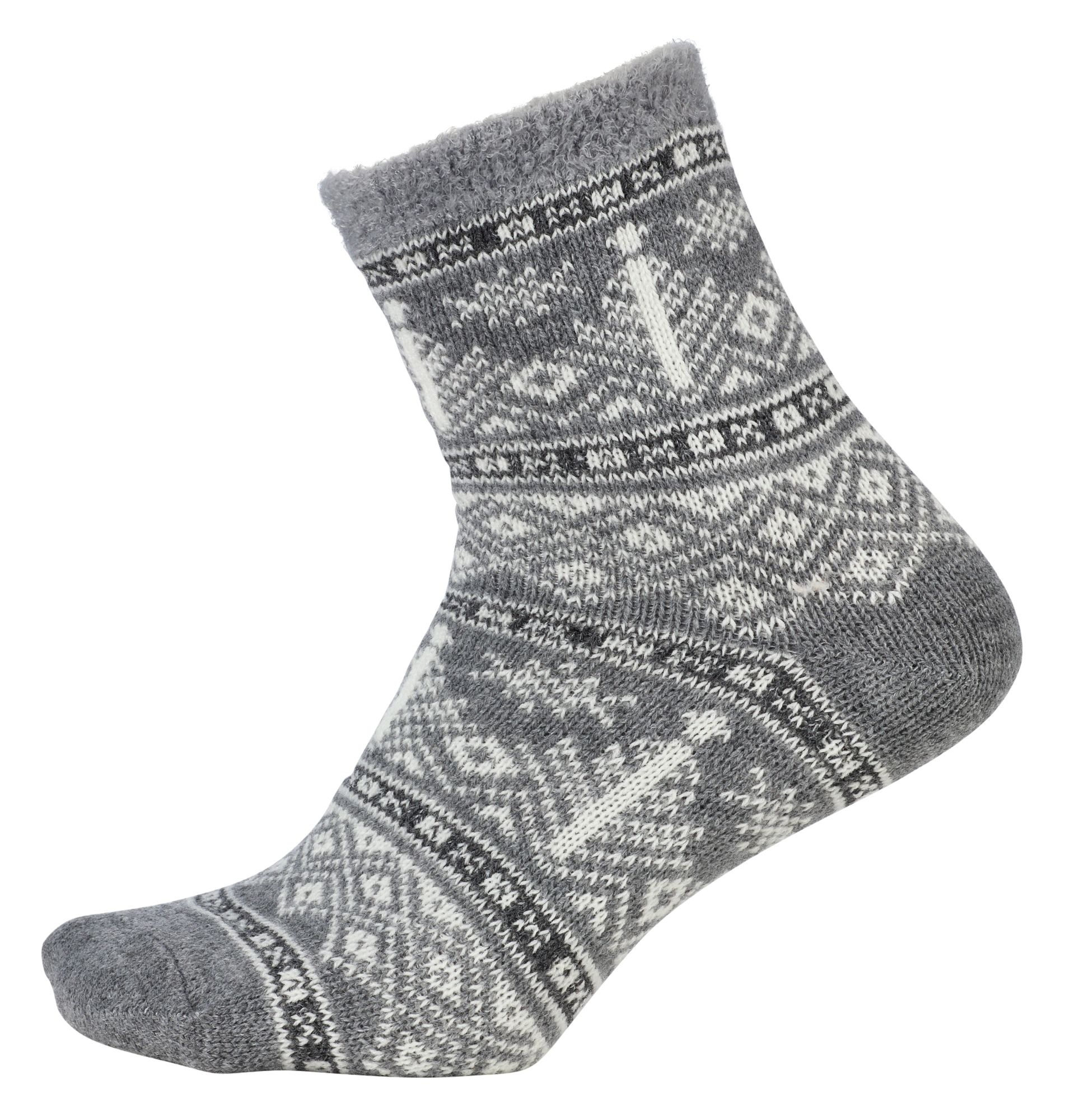 Northeast Outfitters Cozy Cabin Adult Nordic Tree Stripe Socks product image
