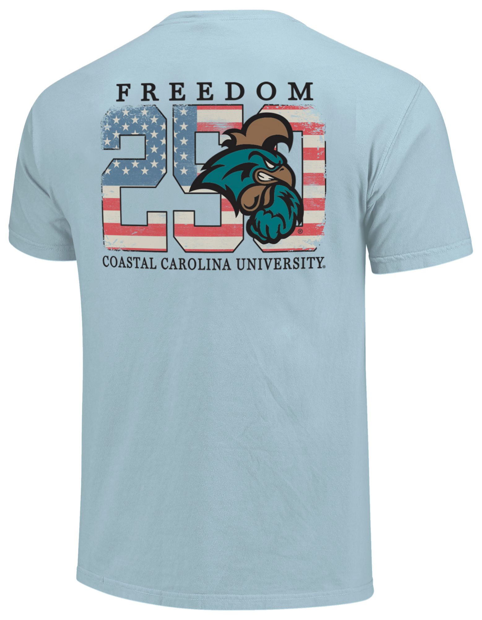 Image One Men's Coastal Carolina Chanticleers Chambray Mascot 250 T-Shirt product image